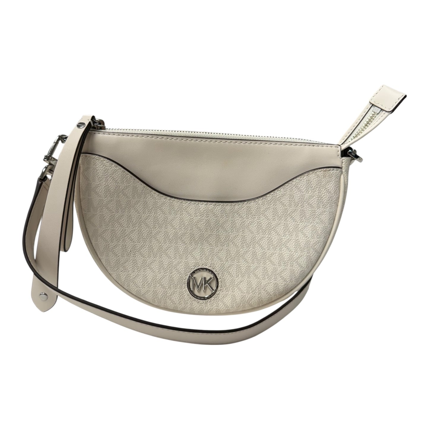 Crossbody Designer By Michael Kors In Beige, Size:Small