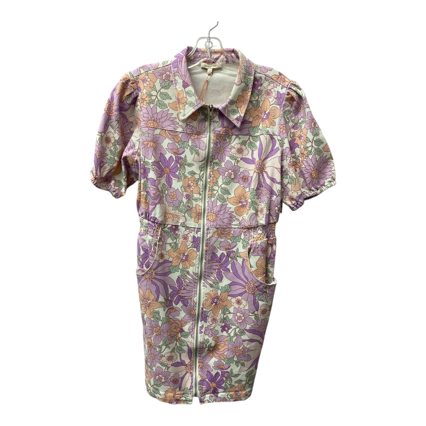Dress Casual Short By skies are blue In Pink, Size:L