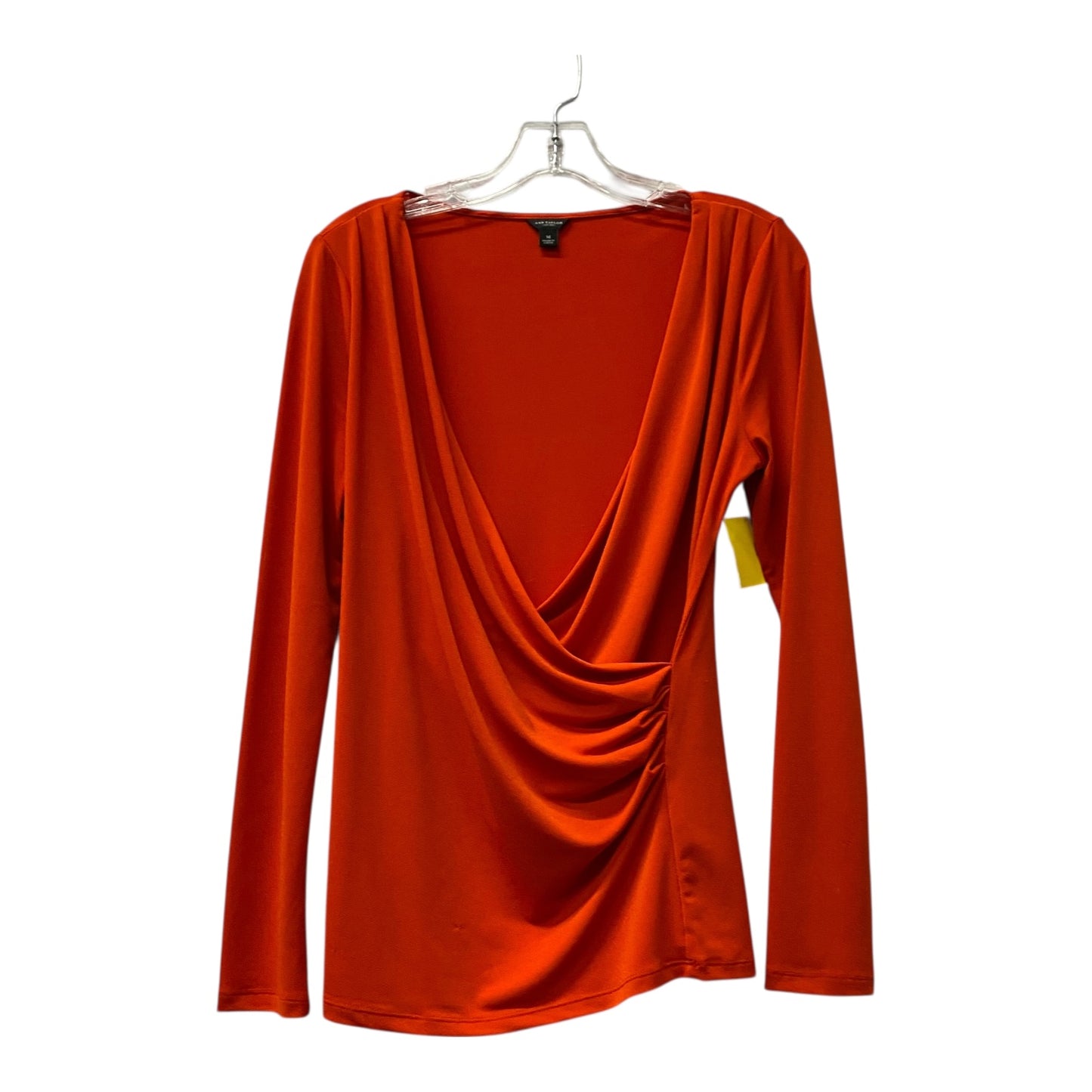Top Ls By Ann Taylor In Orange, Size:M