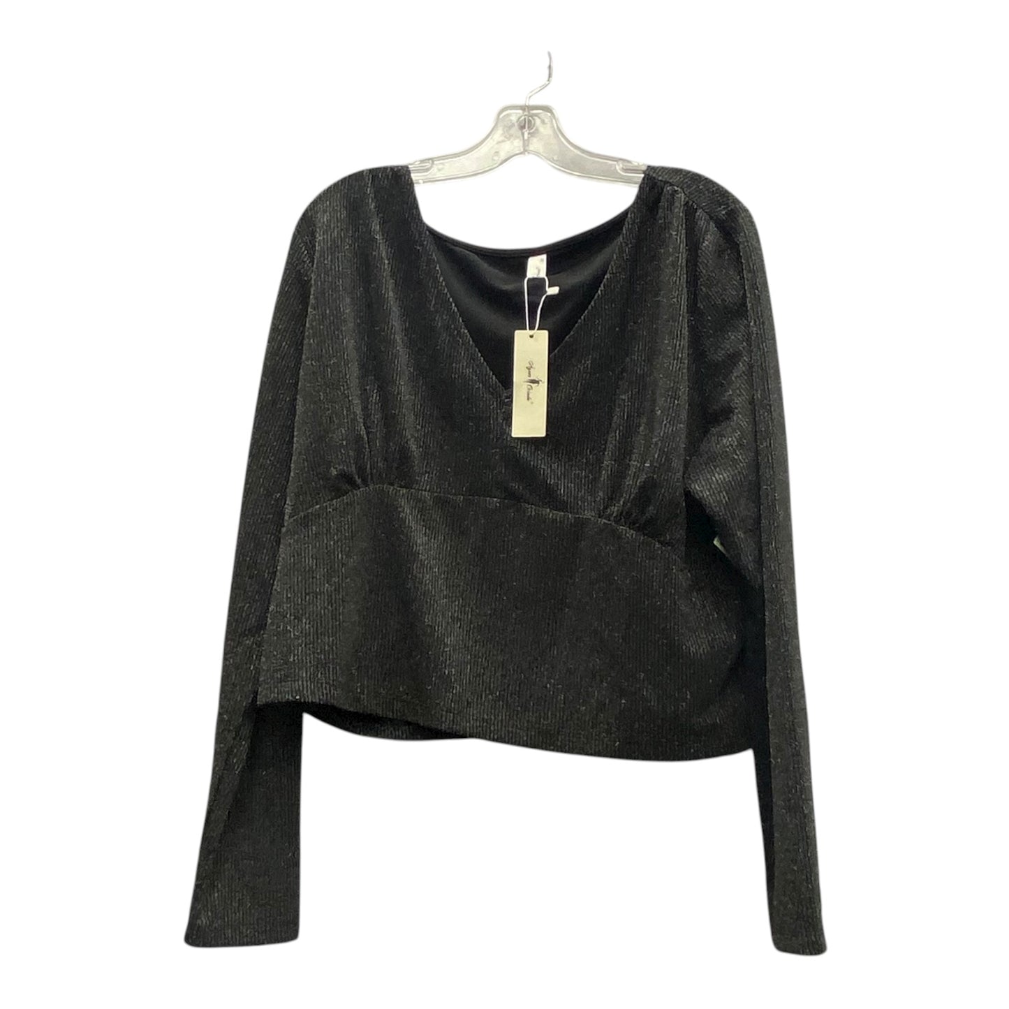 Top Ls By Agnes Orinda In Black, Size:3X