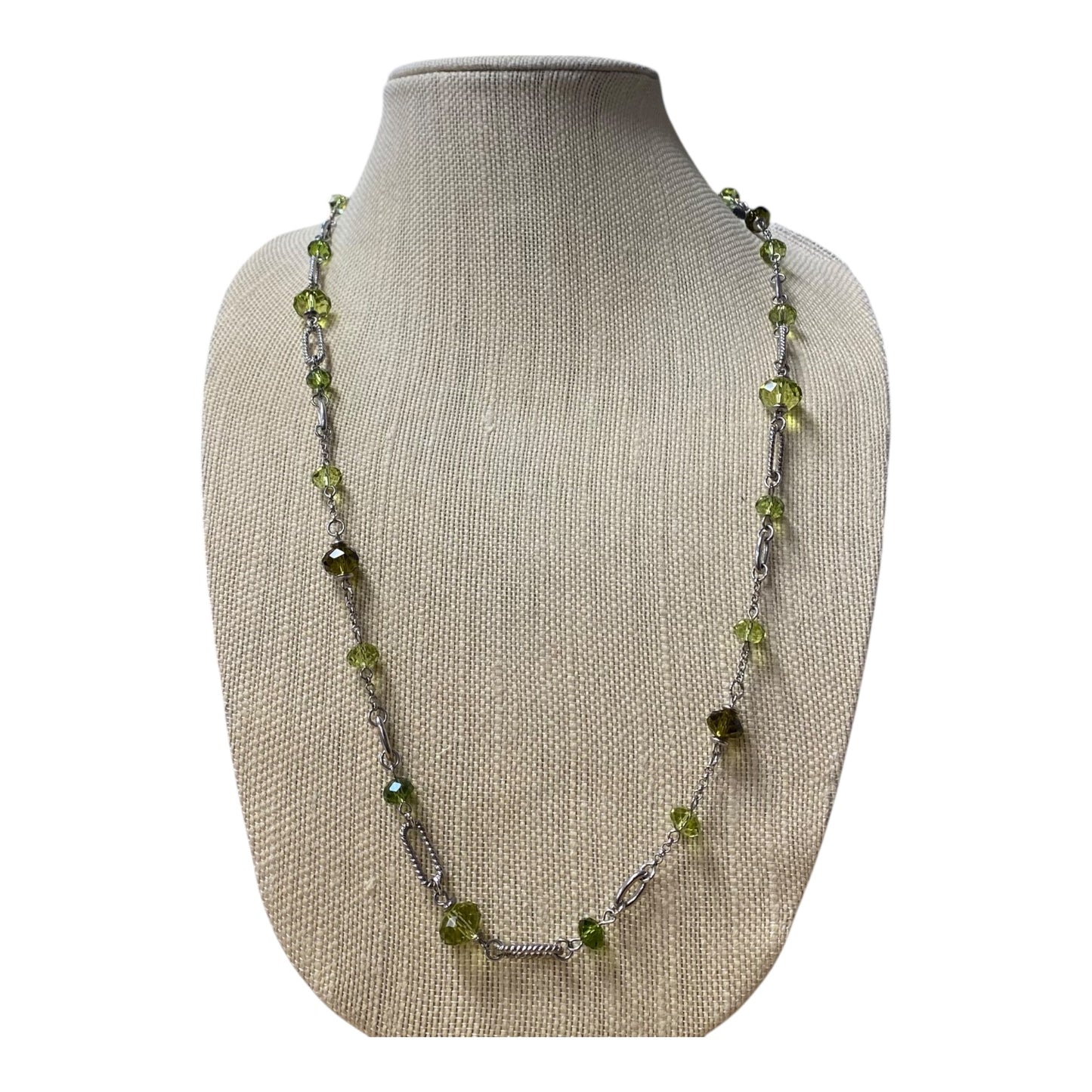 Necklace Other By Cme In Green & Silver