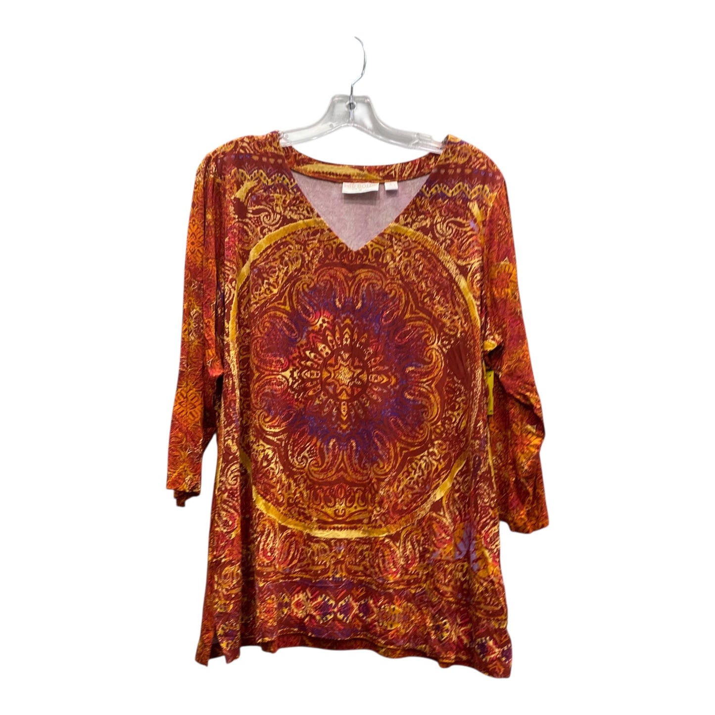 Top Ls By Clothes Mentor In Orange, Size:L