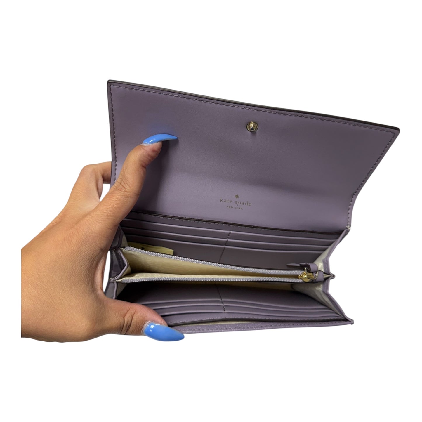 Wallet Designer By Kate Spade In Purple, Size:Medium