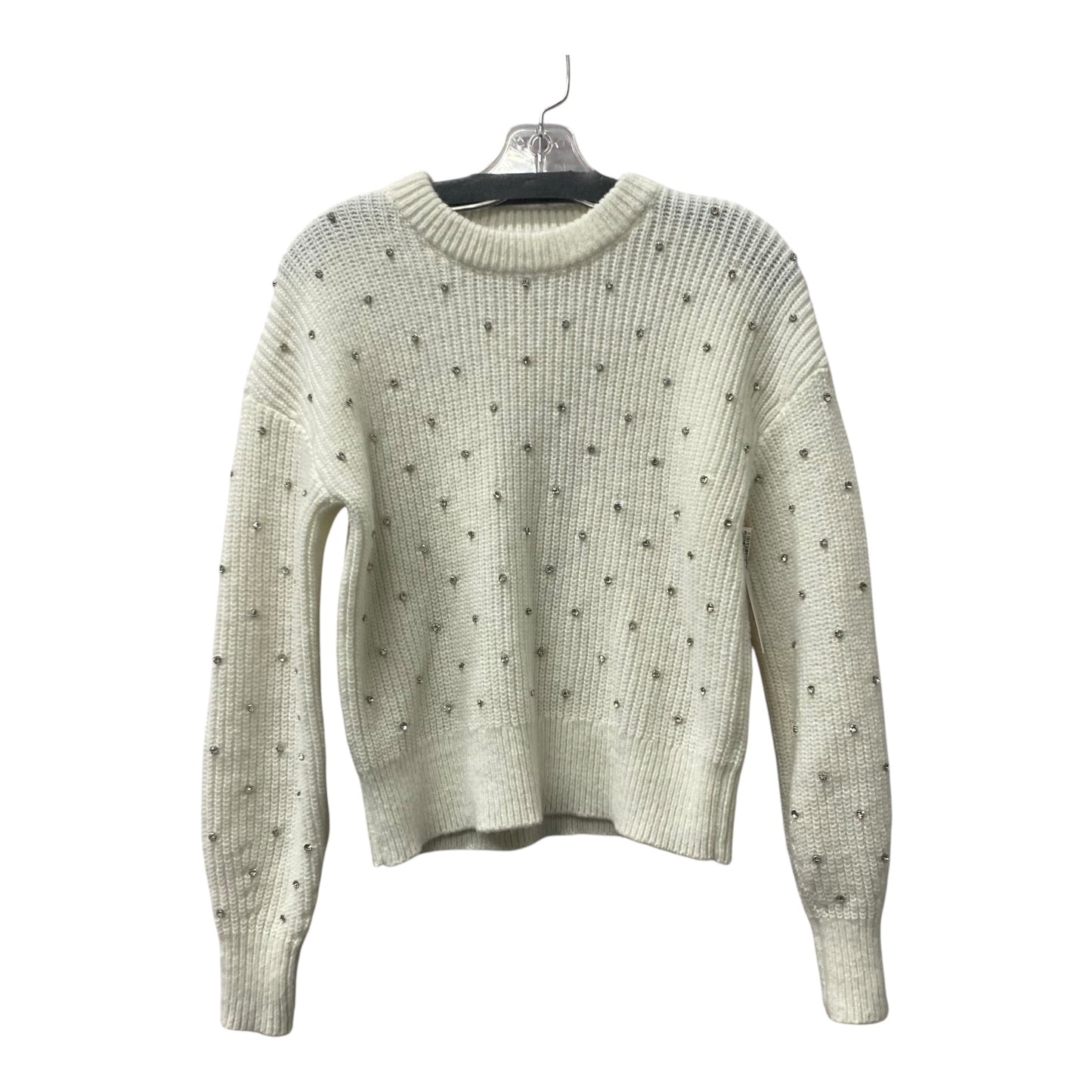 Sweater By Nine West In White, Size:Xs