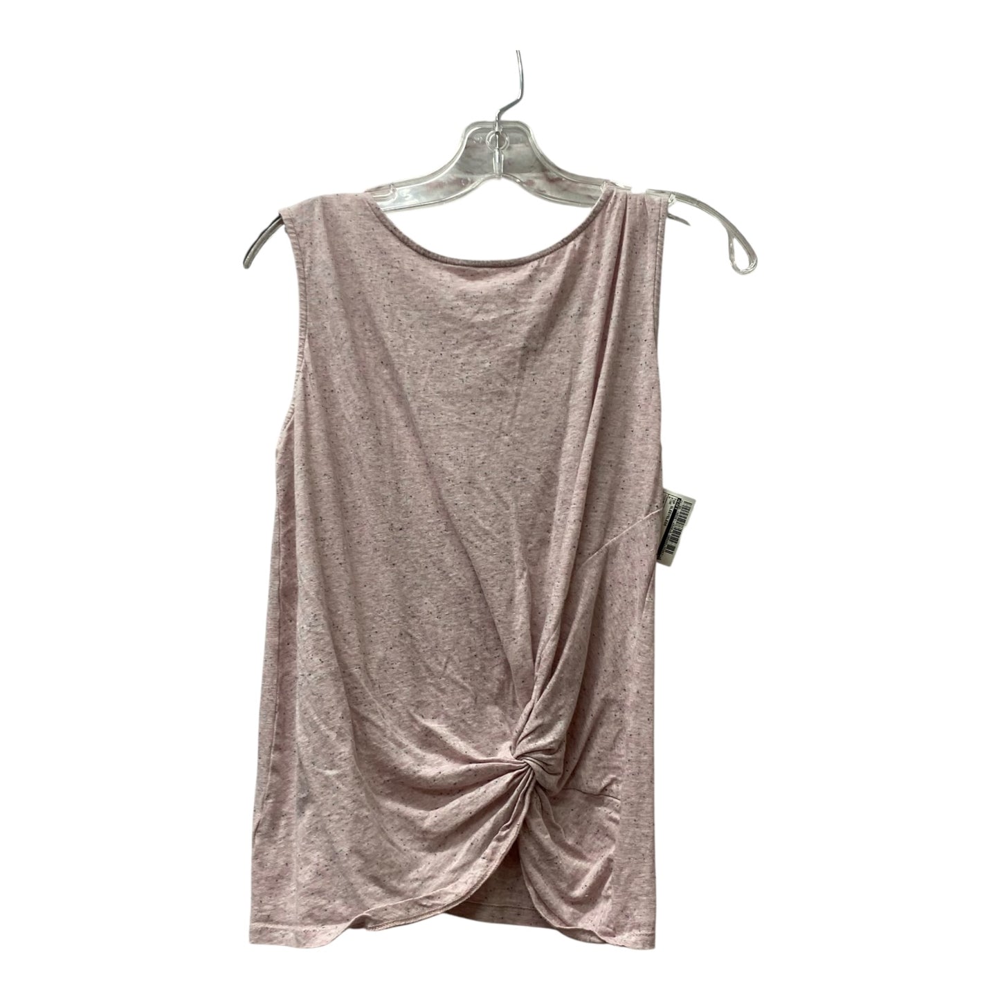 Top Sleeveless By Loft In Pink, Size:M