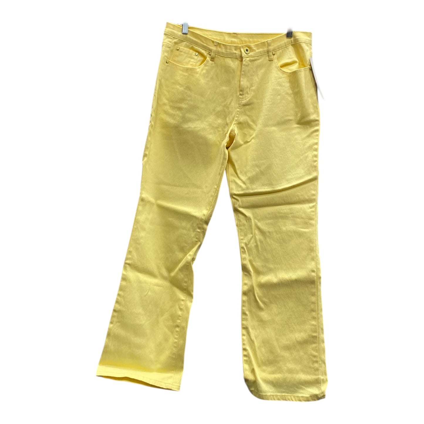 Jeans Boot Cut By Dg2 In Yellow, Size:12P