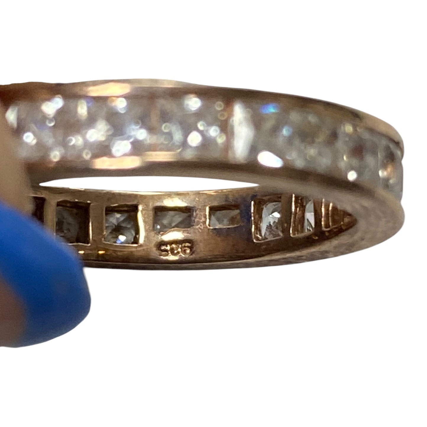 Ring Sterling Silver In Gold size 7.5
