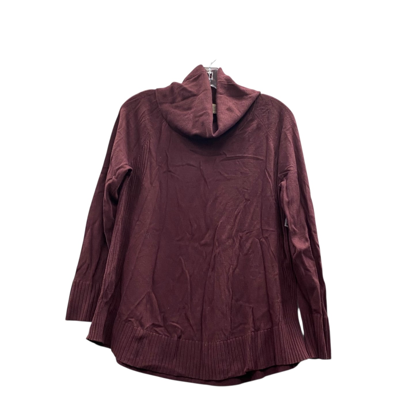 Sweater By Loft In Maroon, Size:L