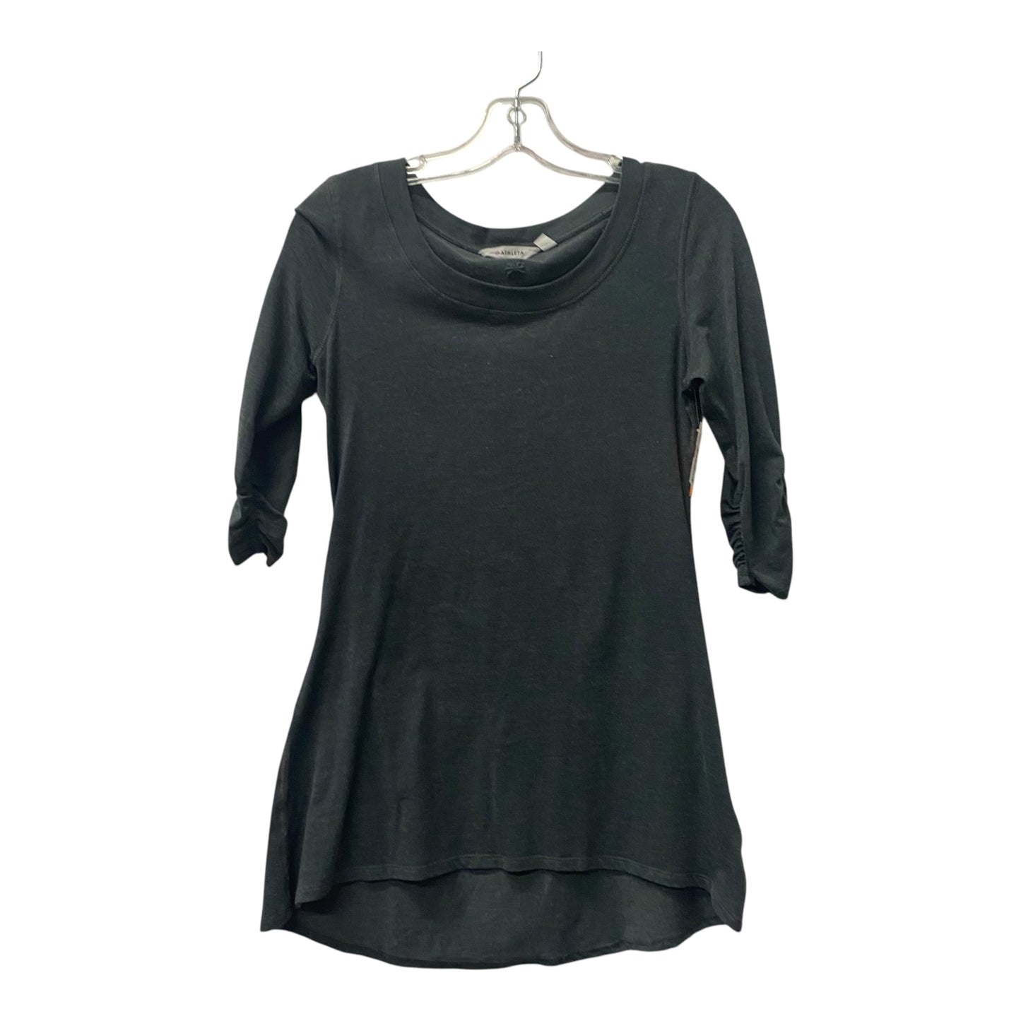 Athletic Top Ss By Athleta In Grey, Size:Xxs