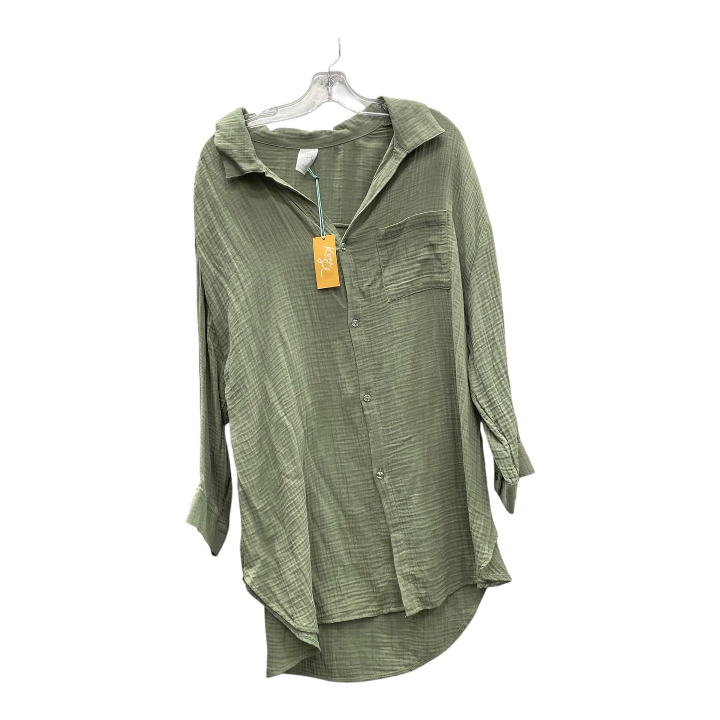 Top Ls By Kona Sol In Green, Size:L