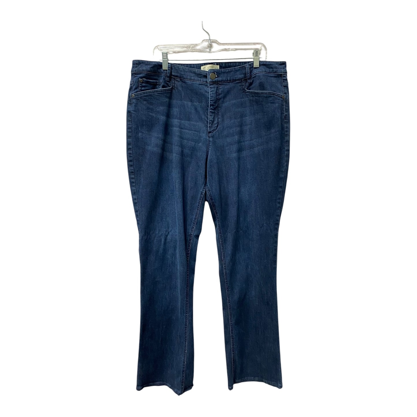 Jeans Boot Cut By J. Jill In Blue Denim, Size:18