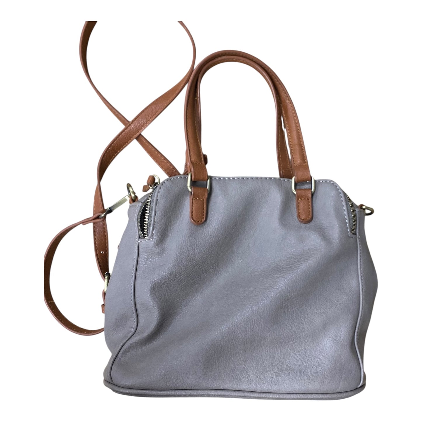 Crossbody By Cme In Taupe, Size:Medium