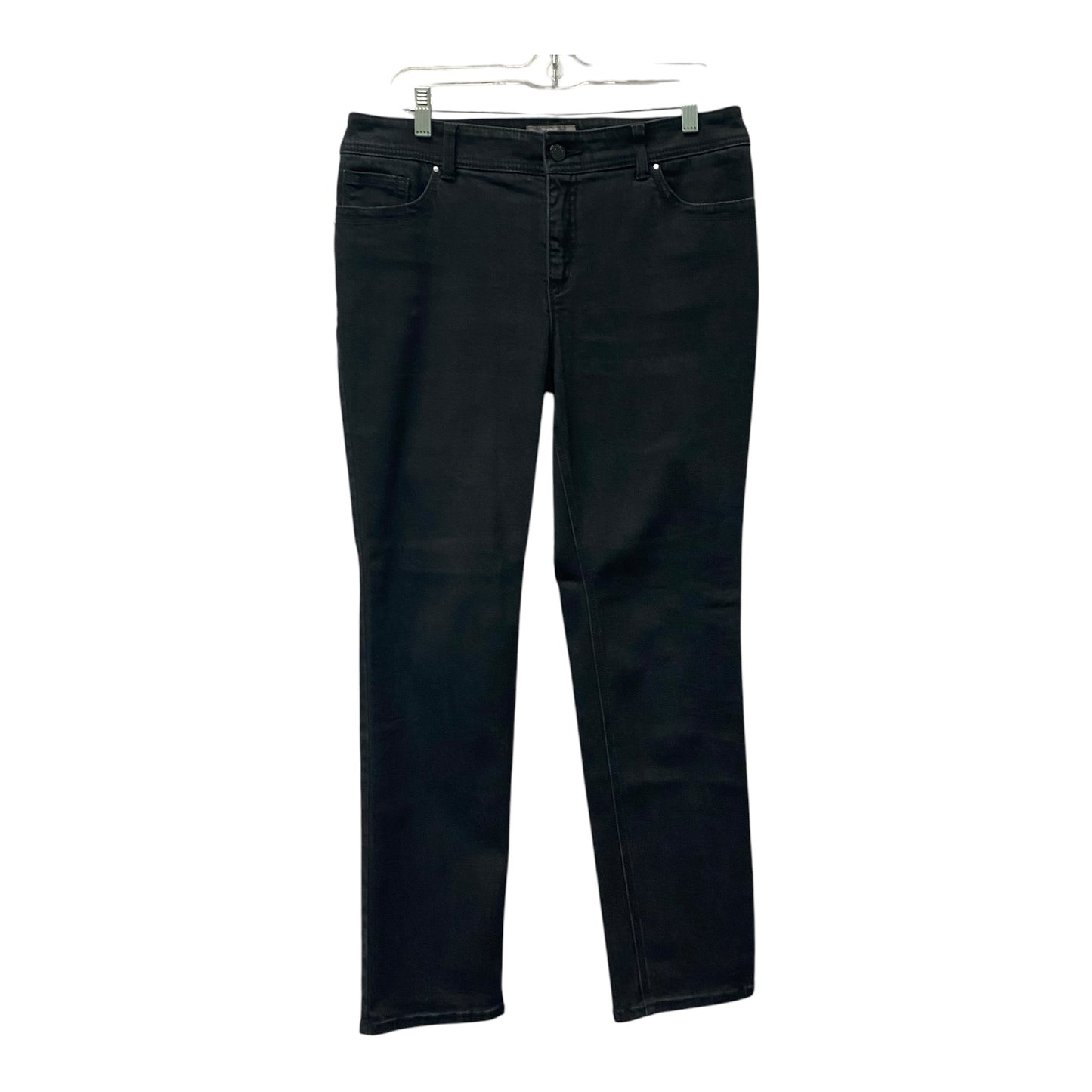 Jeans Straight By Chicos In Black, Size:8