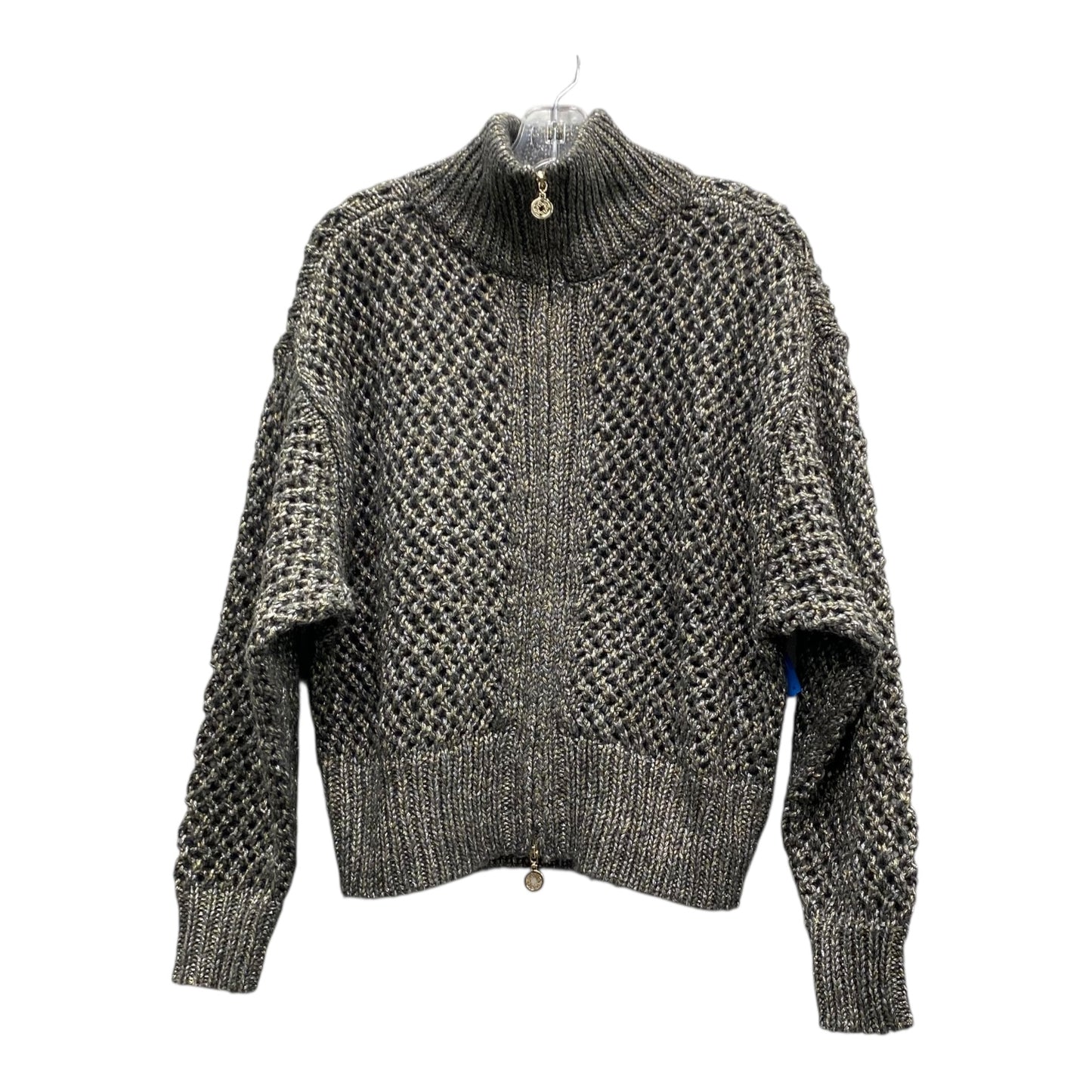 Sweater Cardigan By White House Black Market In Grey, Size:L