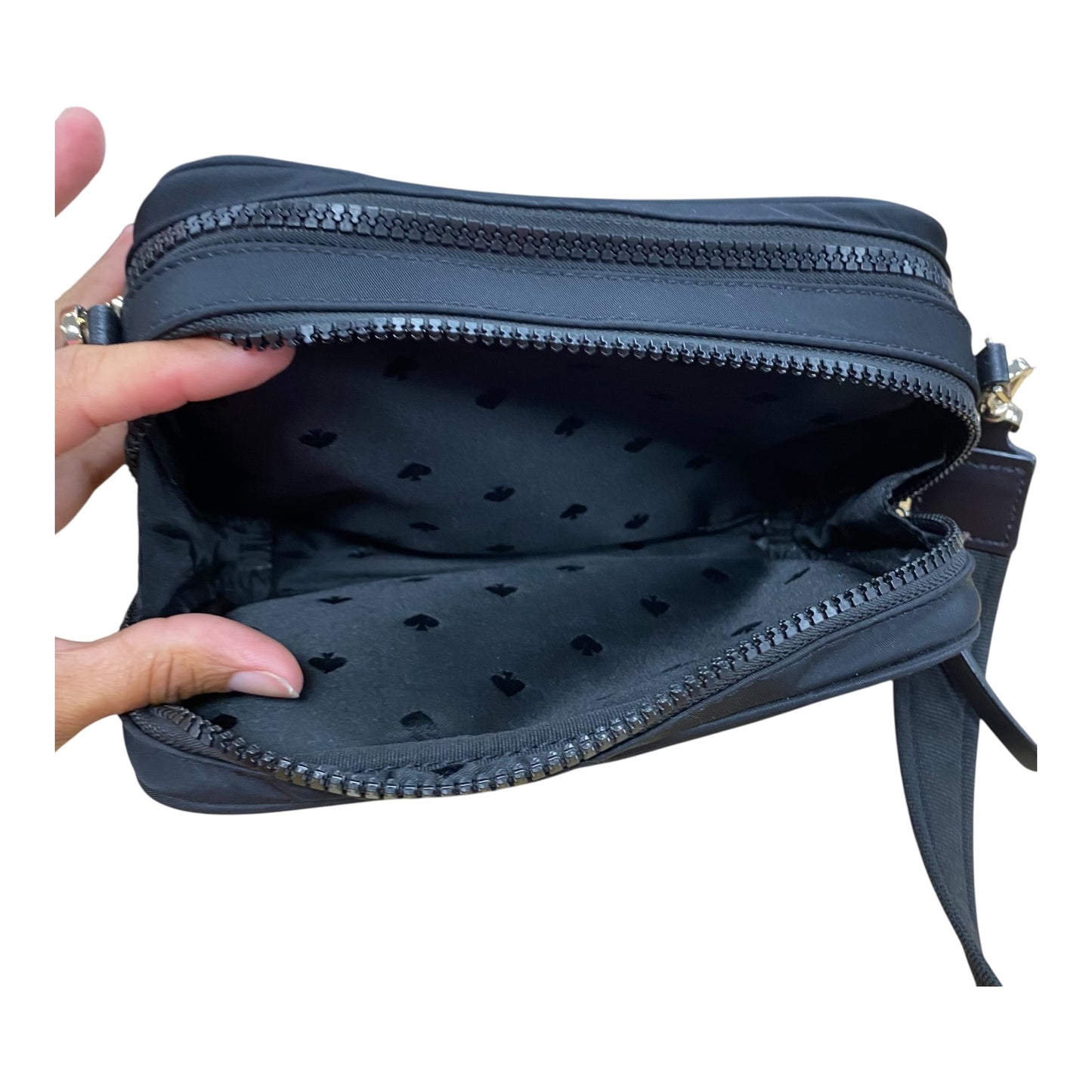 Crossbody Designer By Kate Spade In Black, Size:Small
