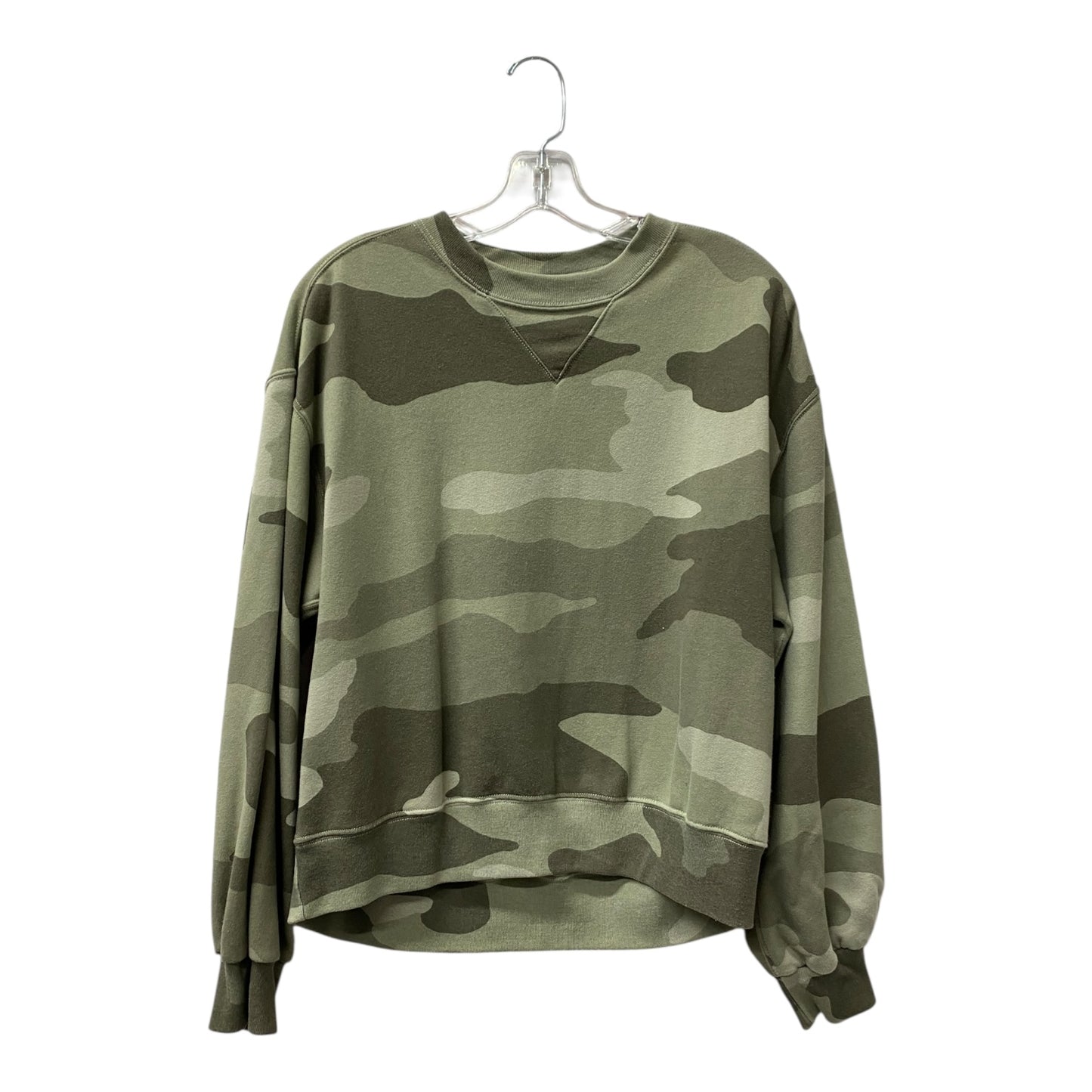 Sweatshirt Crewneck By Abercrombie And Fitch In Green, Size:M
