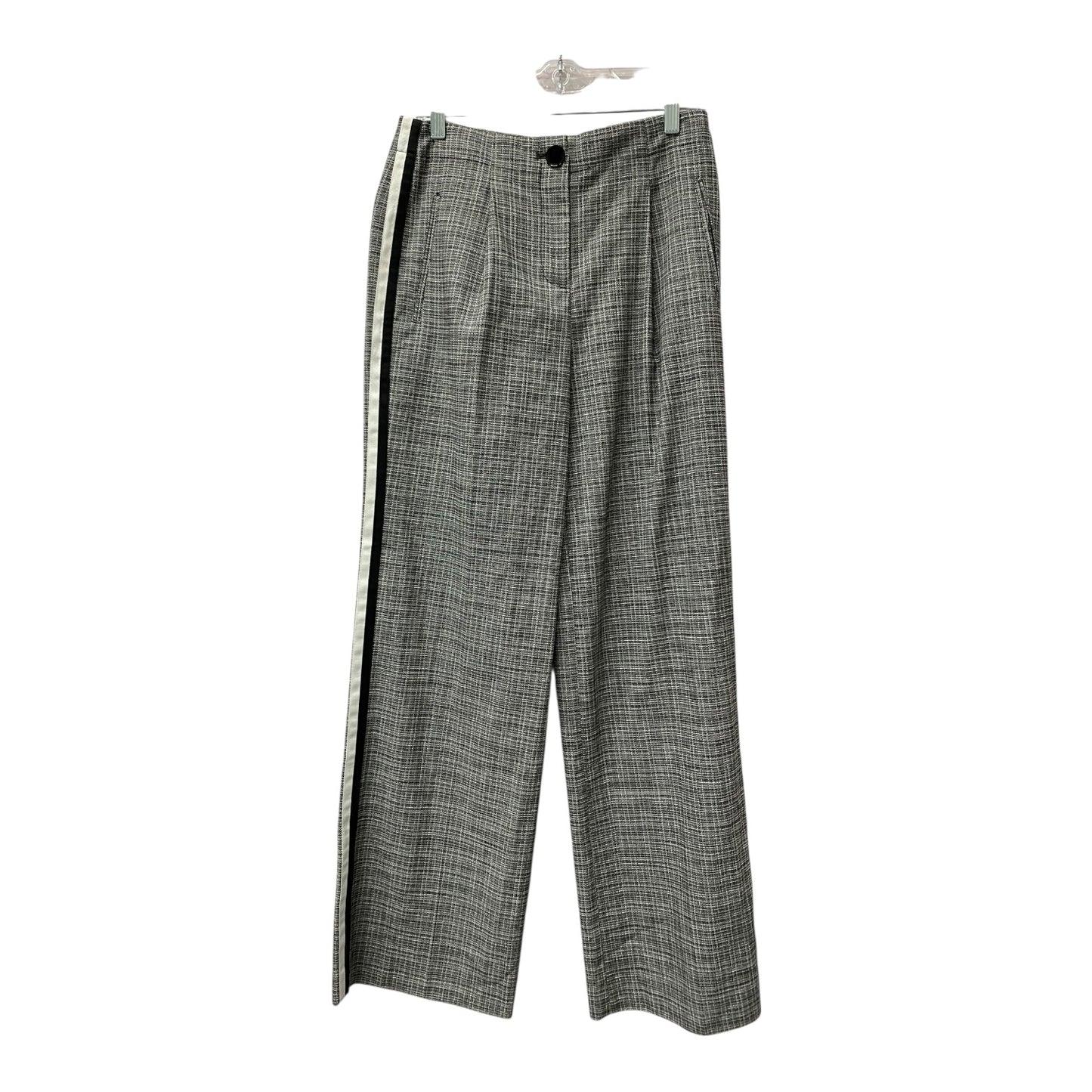 Pants Designer By Karl Lagerfeld In Black & White, Size:2