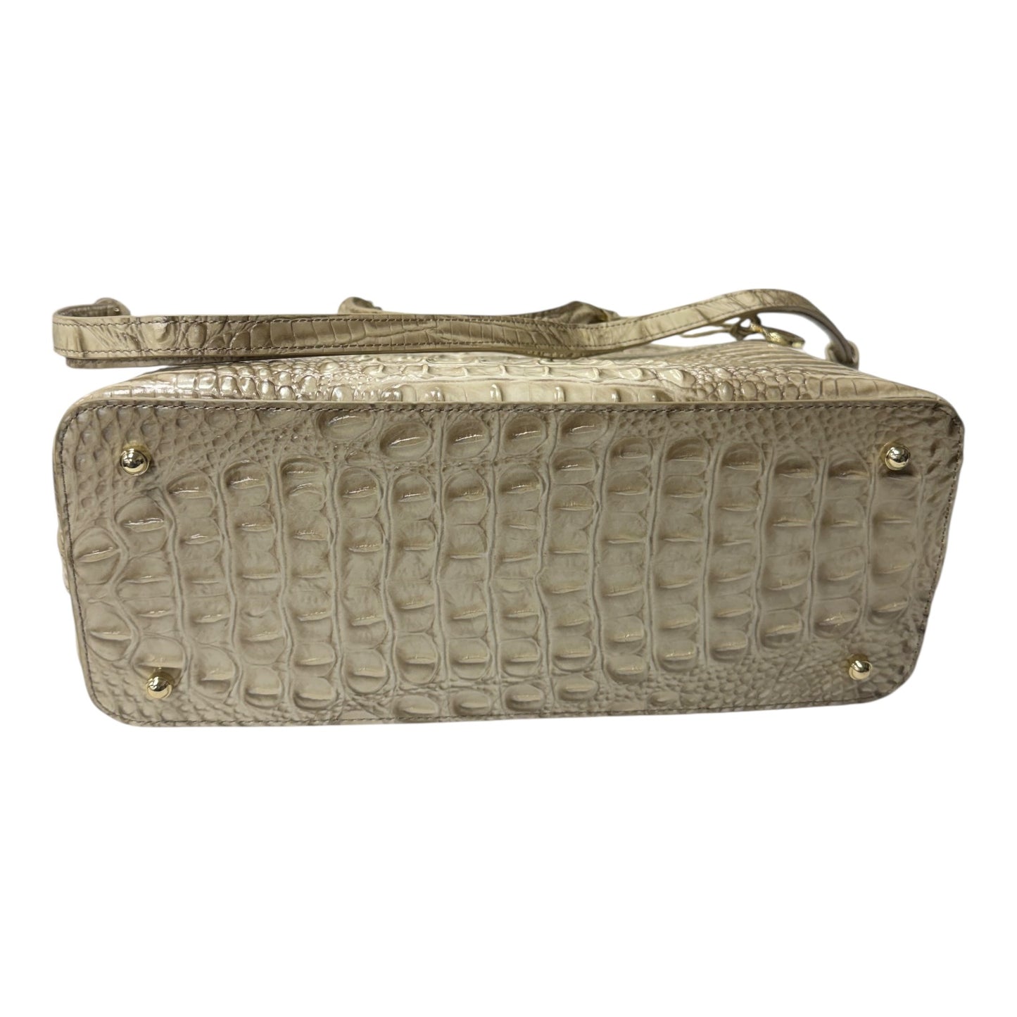 Handbag Designer By Brahmin In Cream, Size:Large