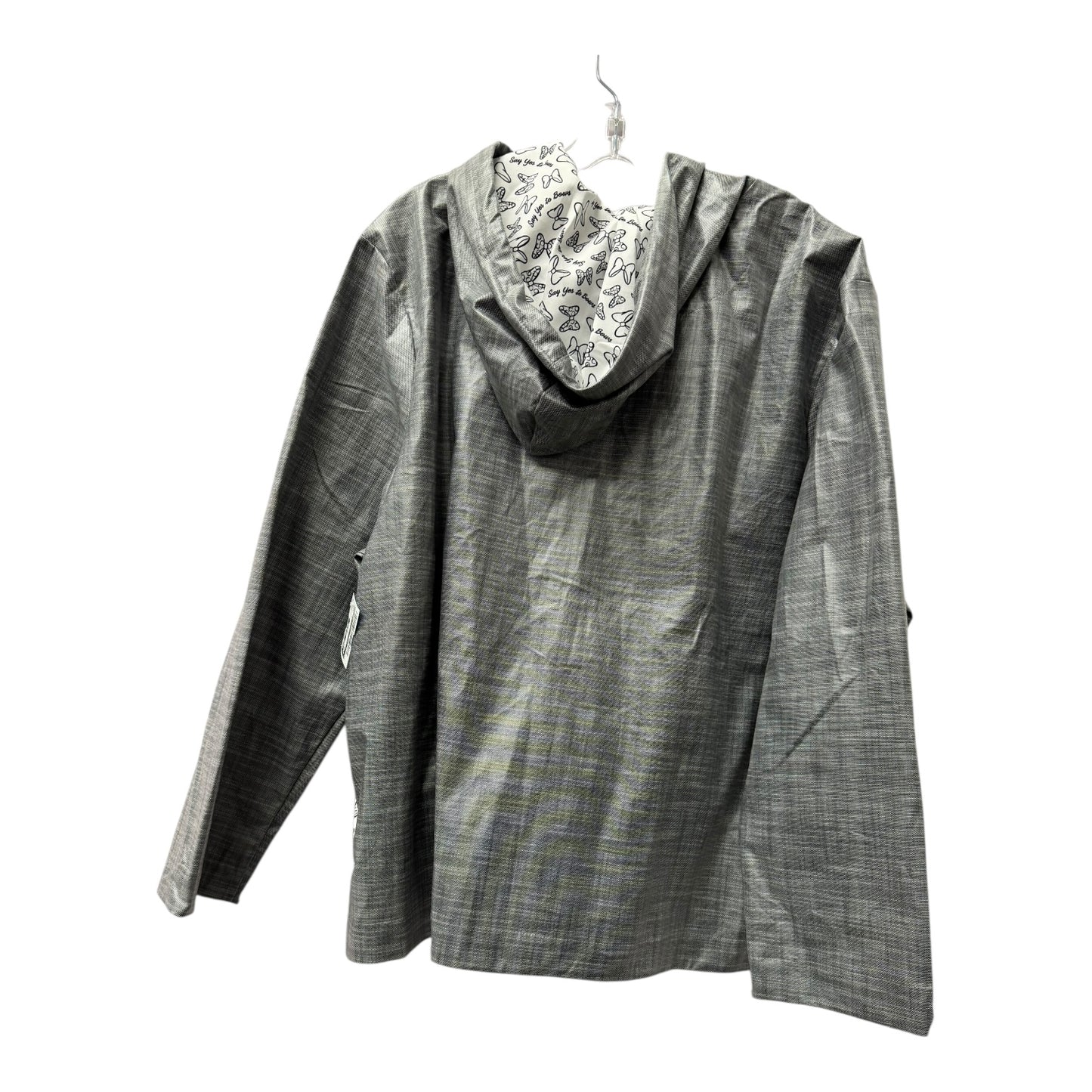 Coat Raincoat By Disney In Grey, Size:2X