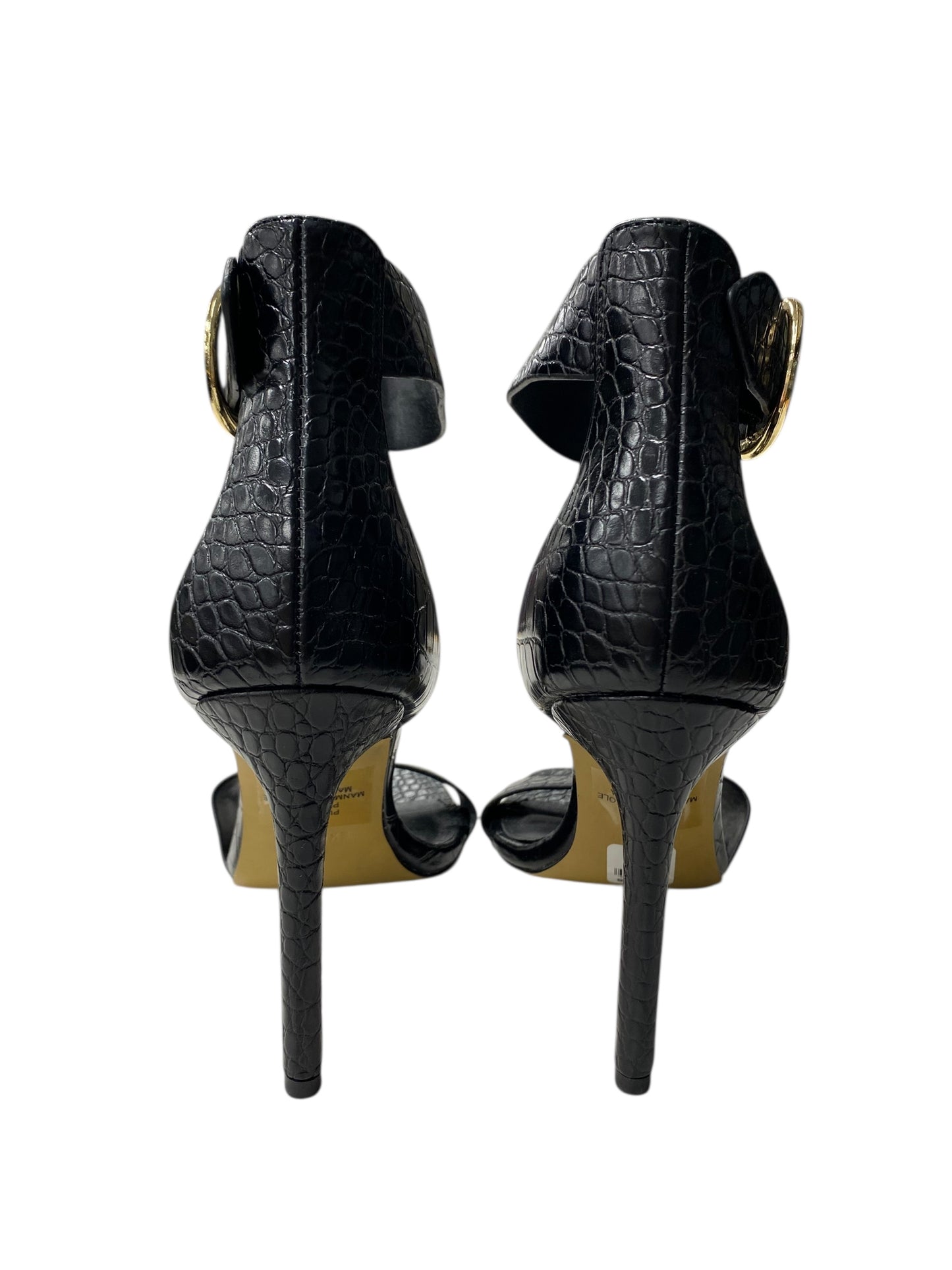 Sandals Heels Stiletto By Express In Black, Size:9