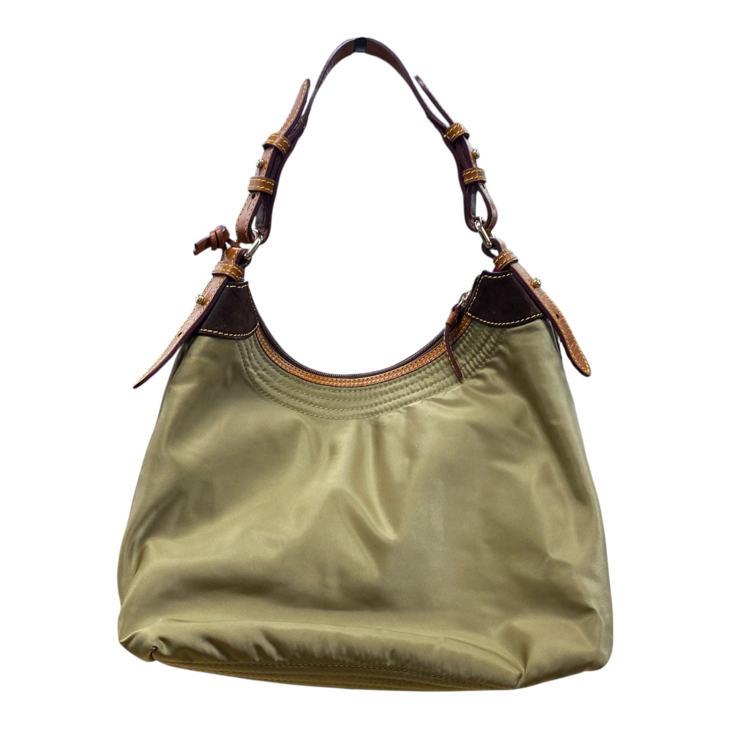 Handbag Designer By Dooney And Bourke In Tan, Size:Medium