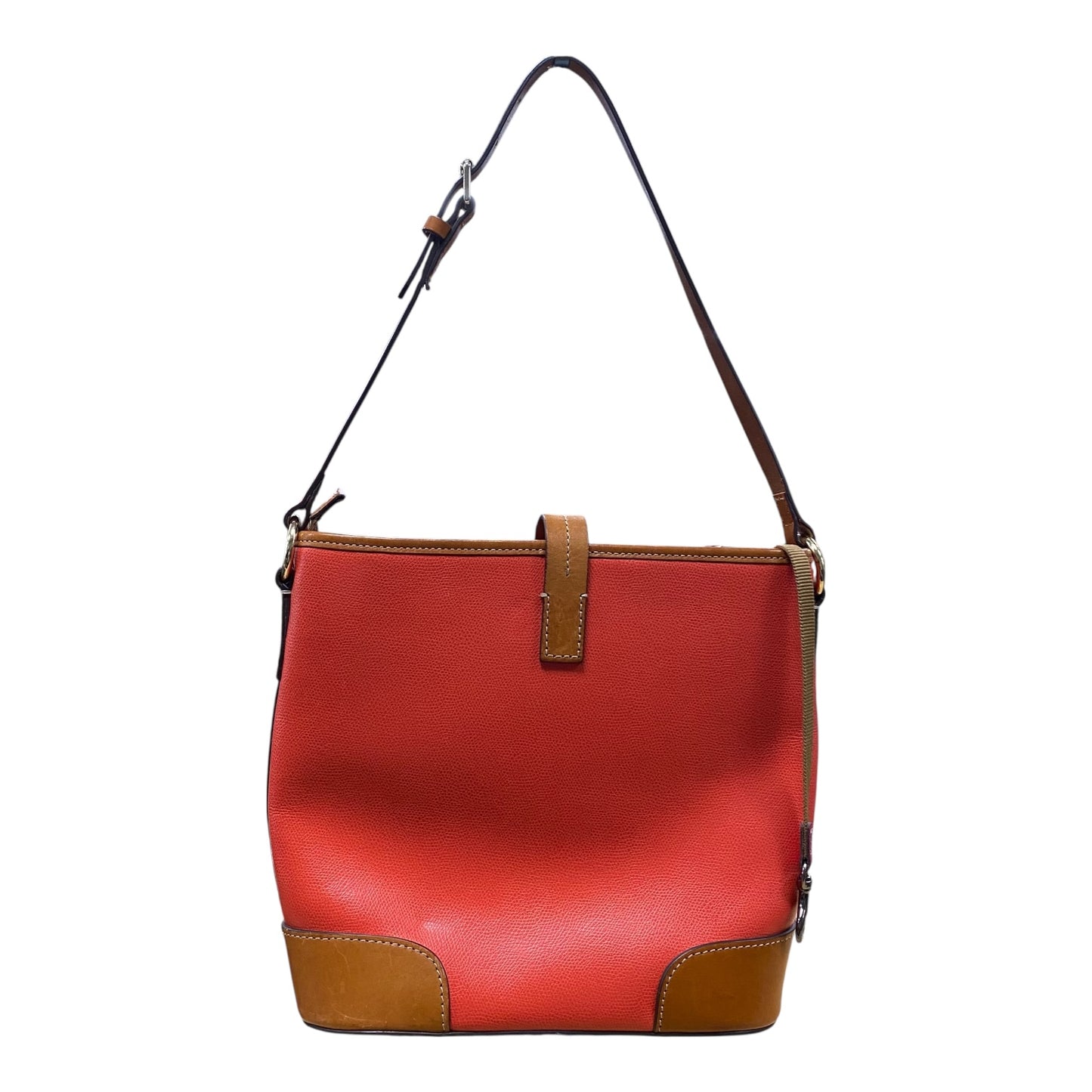 Handbag Designer By Dooney And Bourke In Orange, Size:Medium