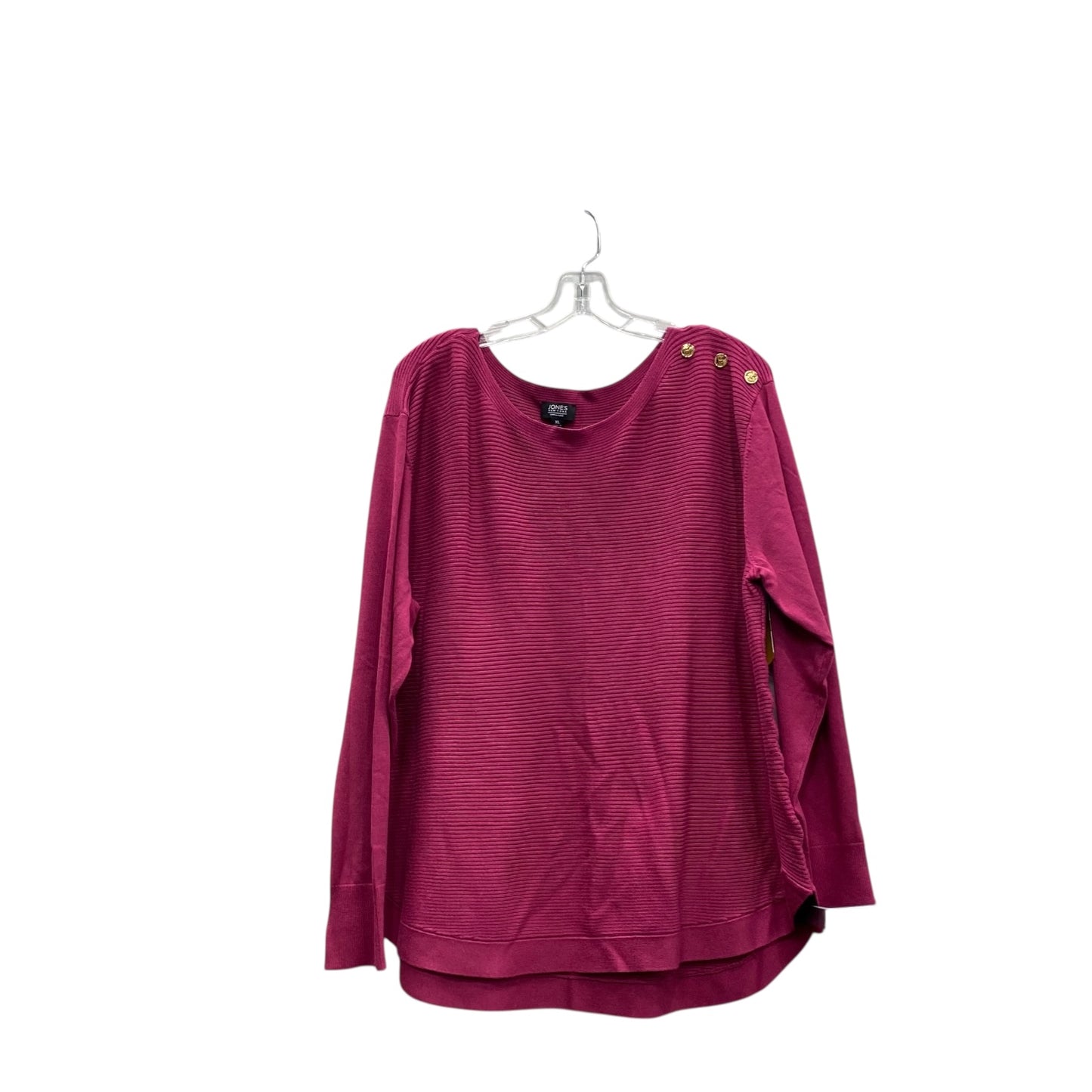 Top Ls By Jones New York In Purple, Size:Xl