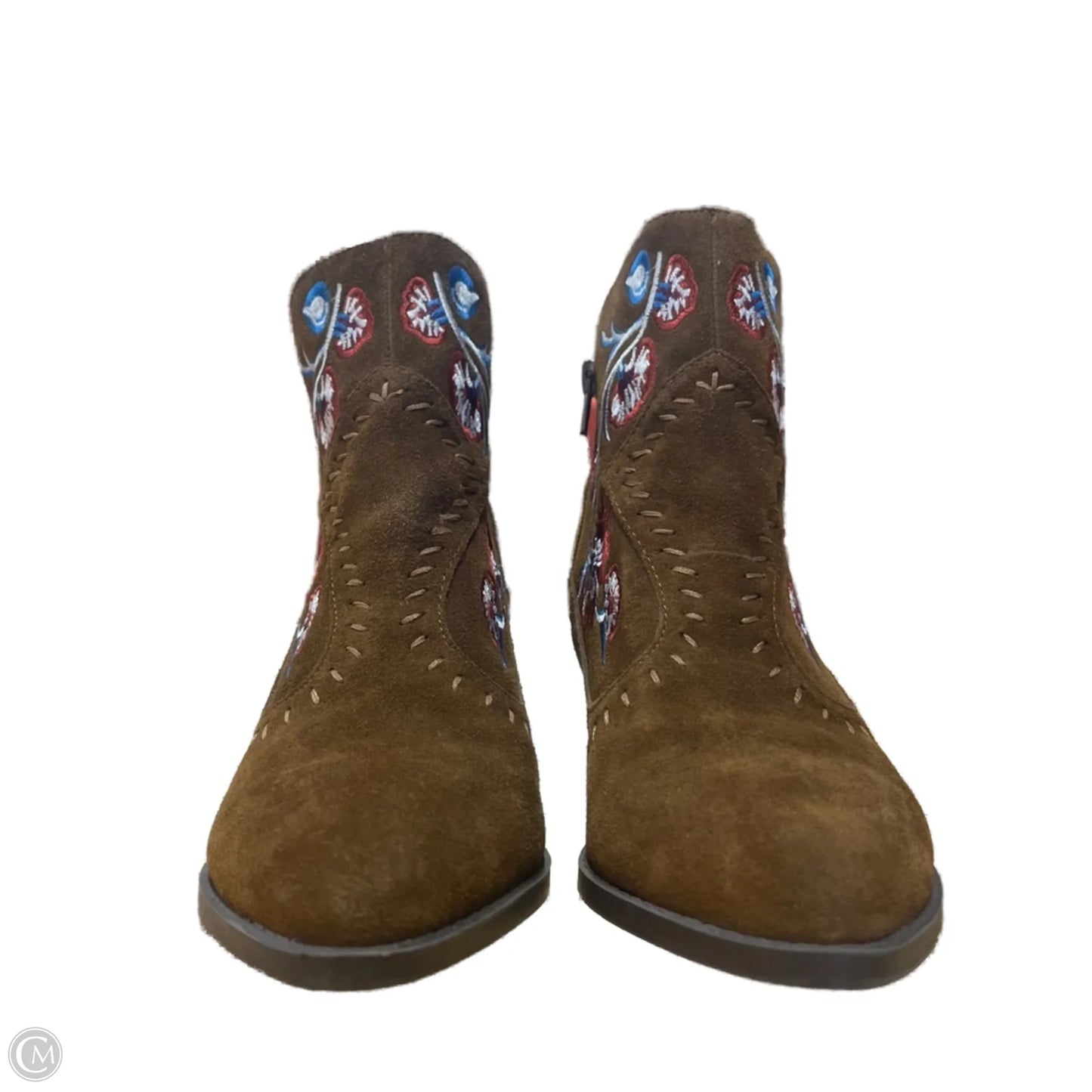 Boots Western By Carlos By Carlos Santana In Brown, Size: 7.5