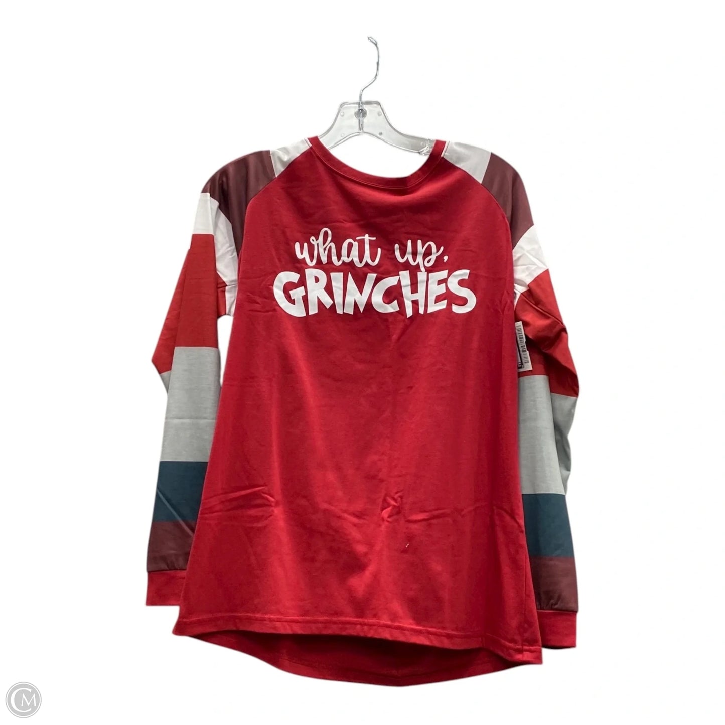 Top Long Sleeve In Red, Size: S