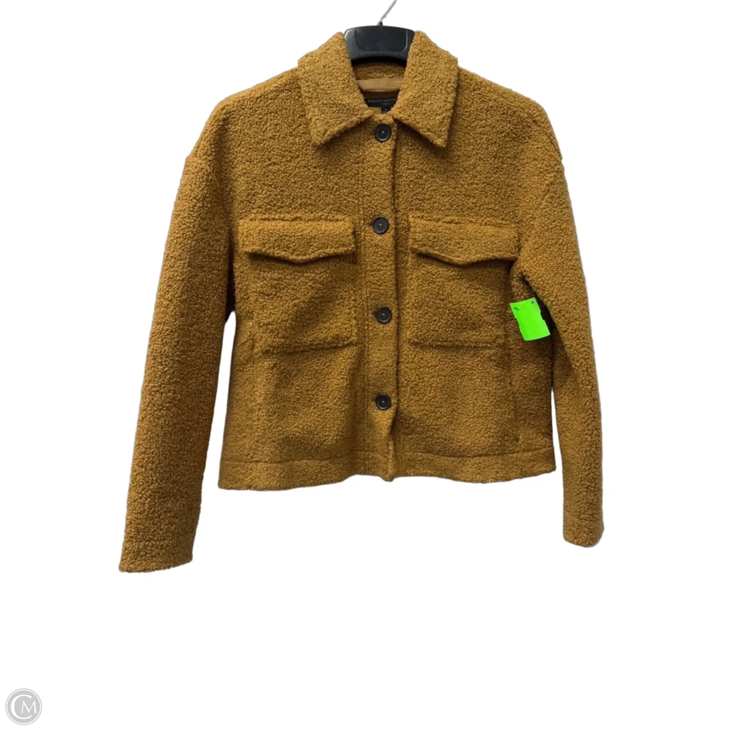 Jacket Fleece By Banana Republic In Brown, Size: S