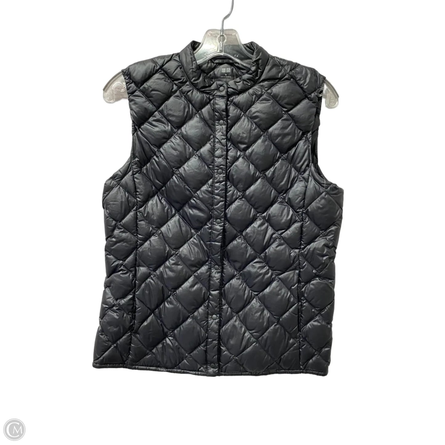 Vest Puffer & Quilted By Uniqlo In Black, Size: M