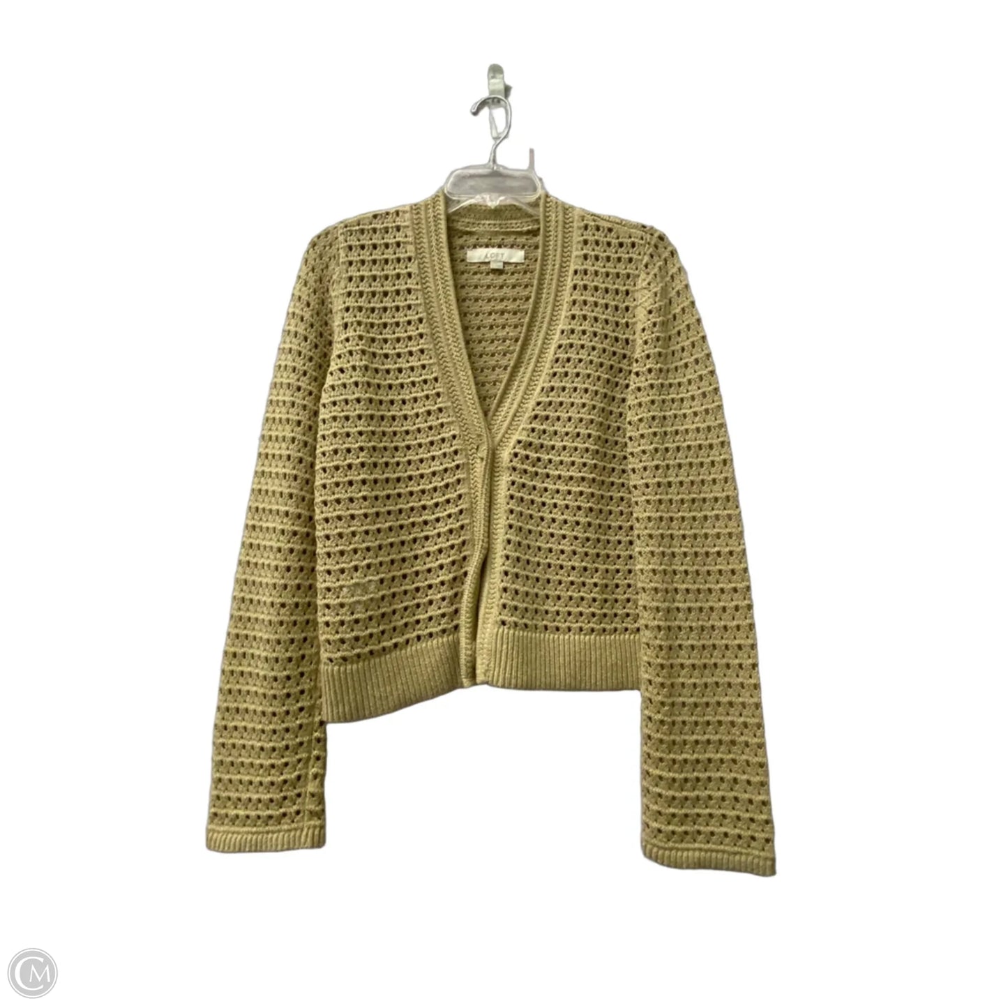 Sweater Cardigan By Loft In Brown, Size: S