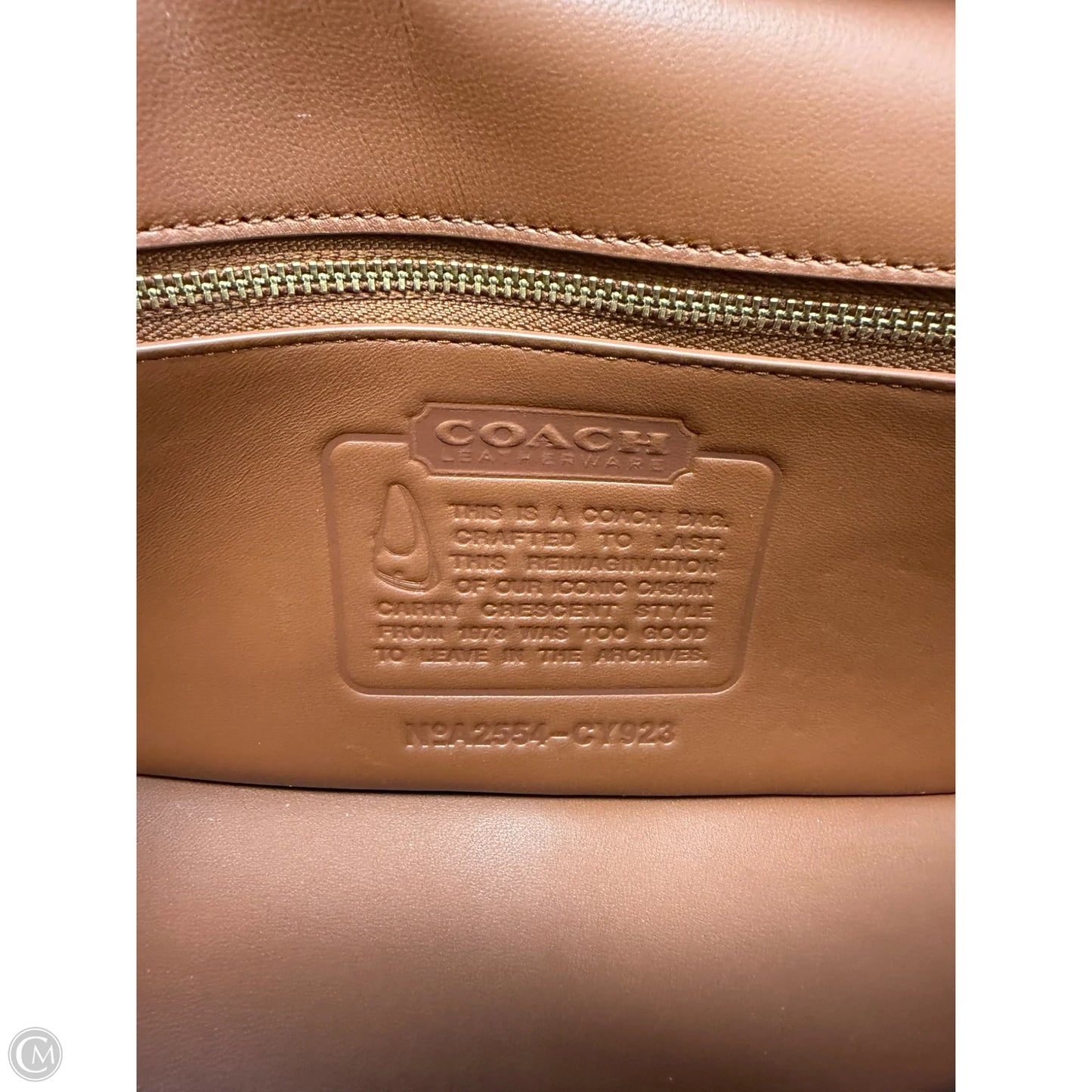 Handbag Designer By Coach, Size: Medium