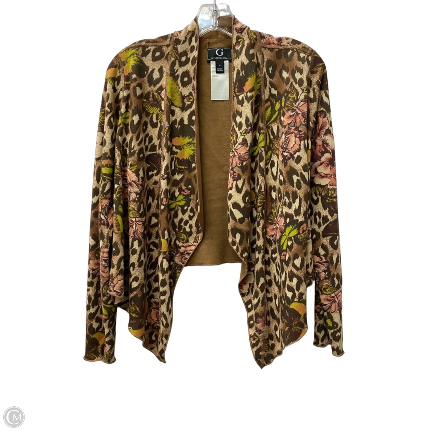 Cardigan By G By Giuliana In Brown, Size: M
