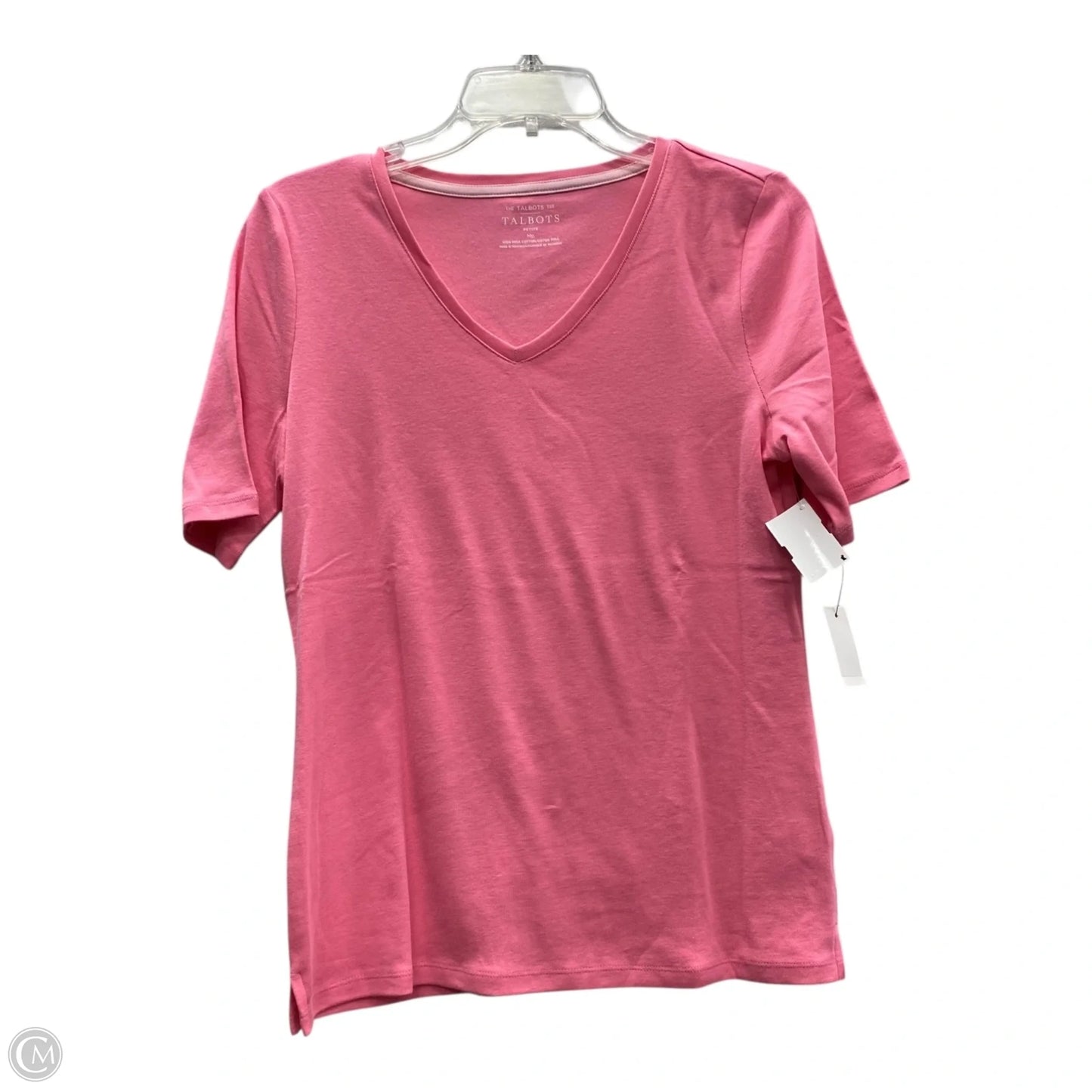 Top Short Sleeve By Talbots In Pink, Size: Mp