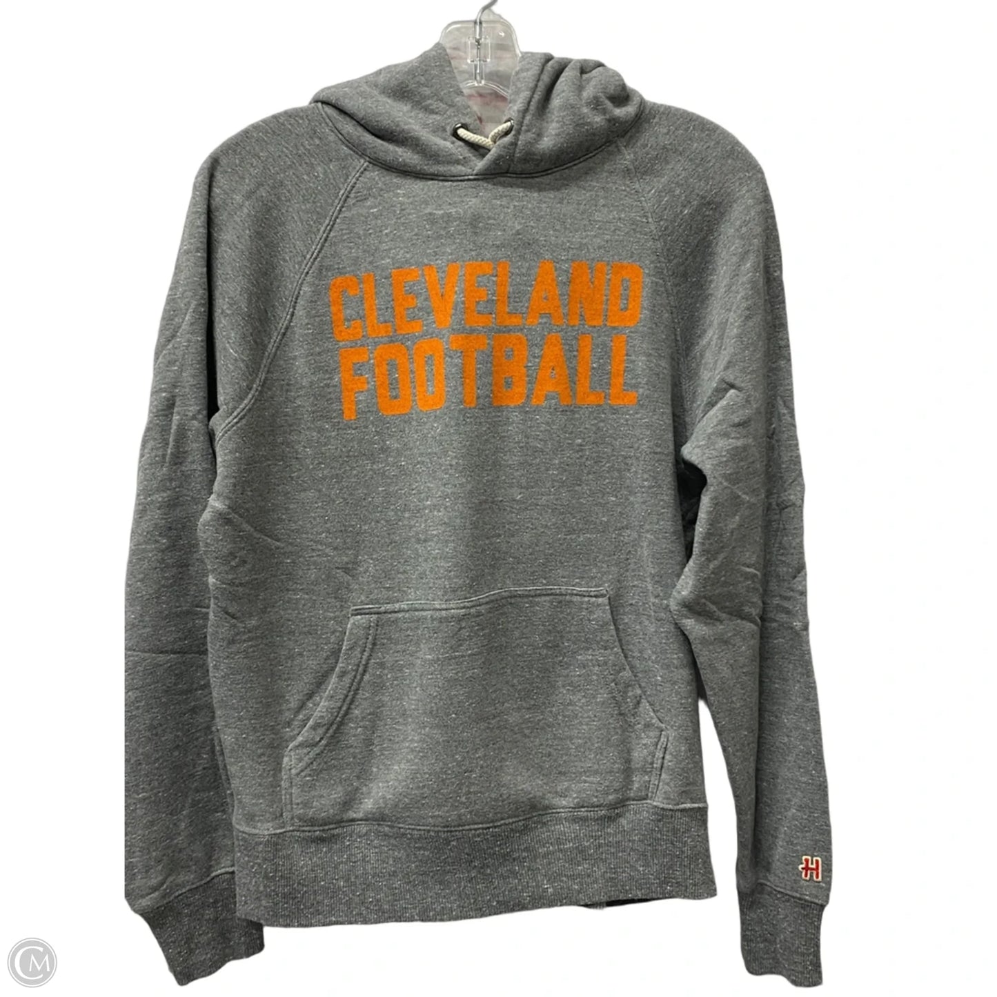 Athletic Sweatshirt Hoodie By Homage In Grey, Size: S