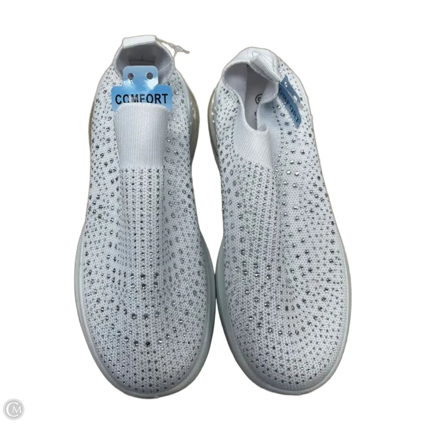 Shoes Athletic By Cme In White, Size: 6.5