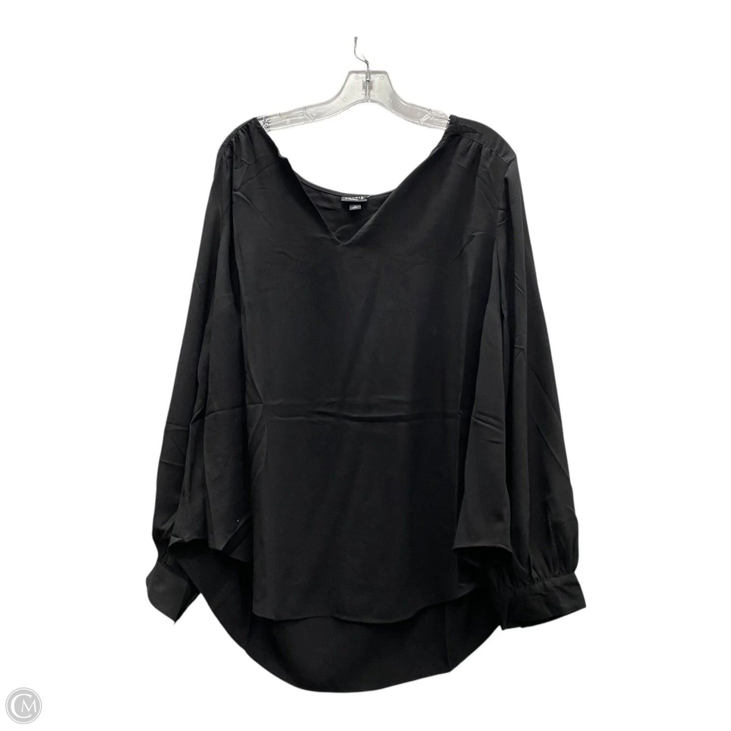 Top Long Sleeve By Torrid In Black, Size: 2x