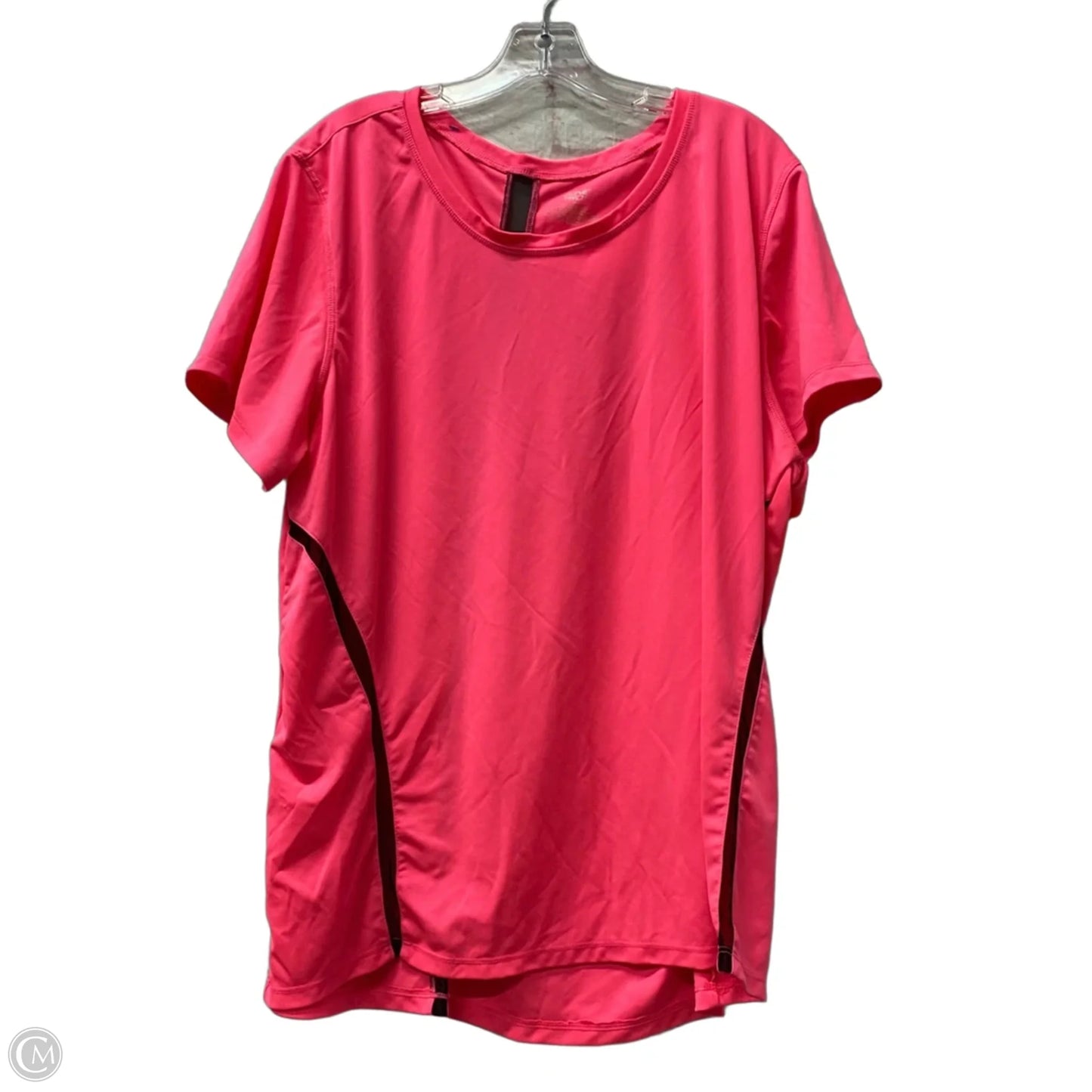 Athletic Top Short Sleeve By Zone Pro In Pink, Size: 3x