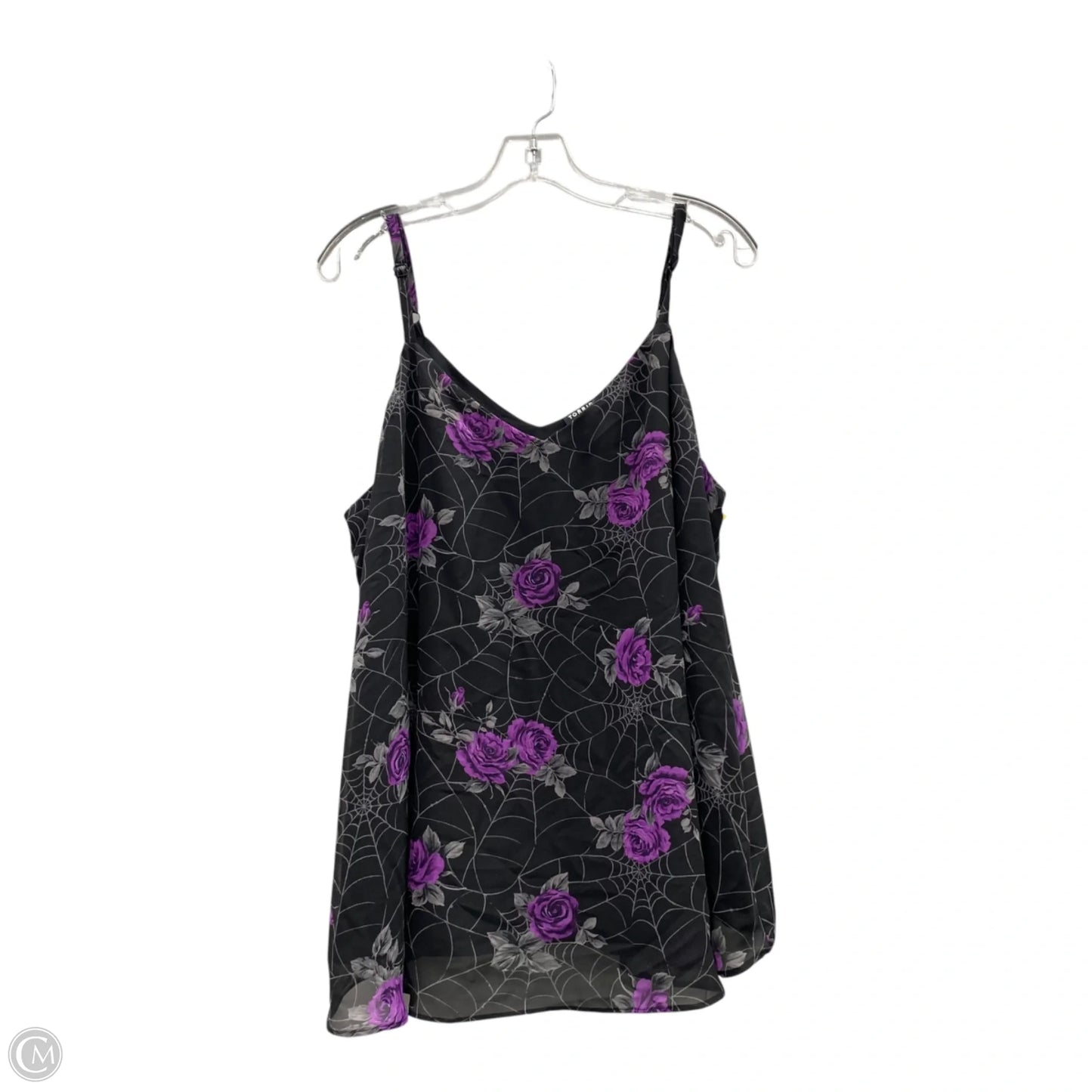 Top Sleeveless By Torrid In Black, Size: 3x