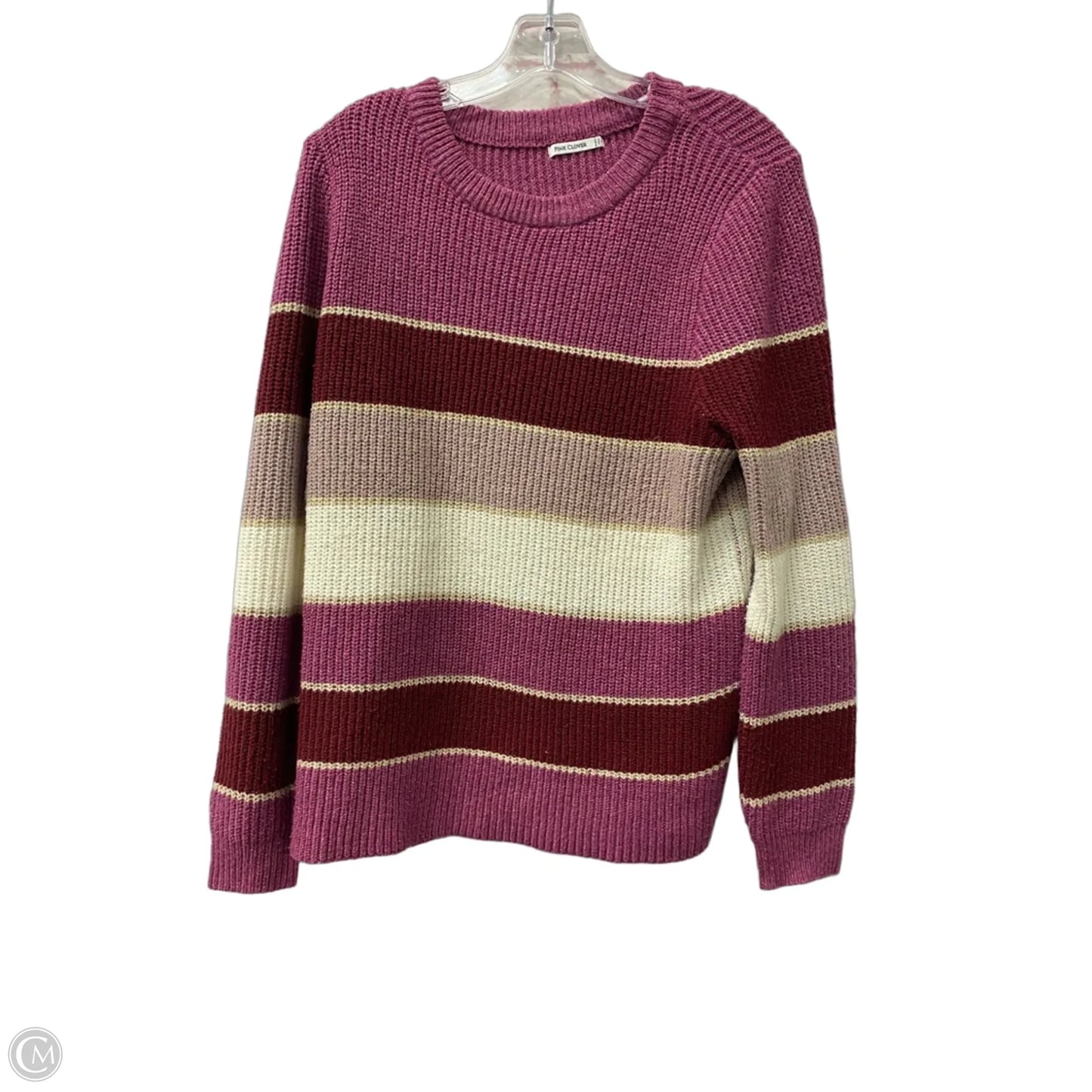 Sweater By Pink Clover In Purple, Size: L