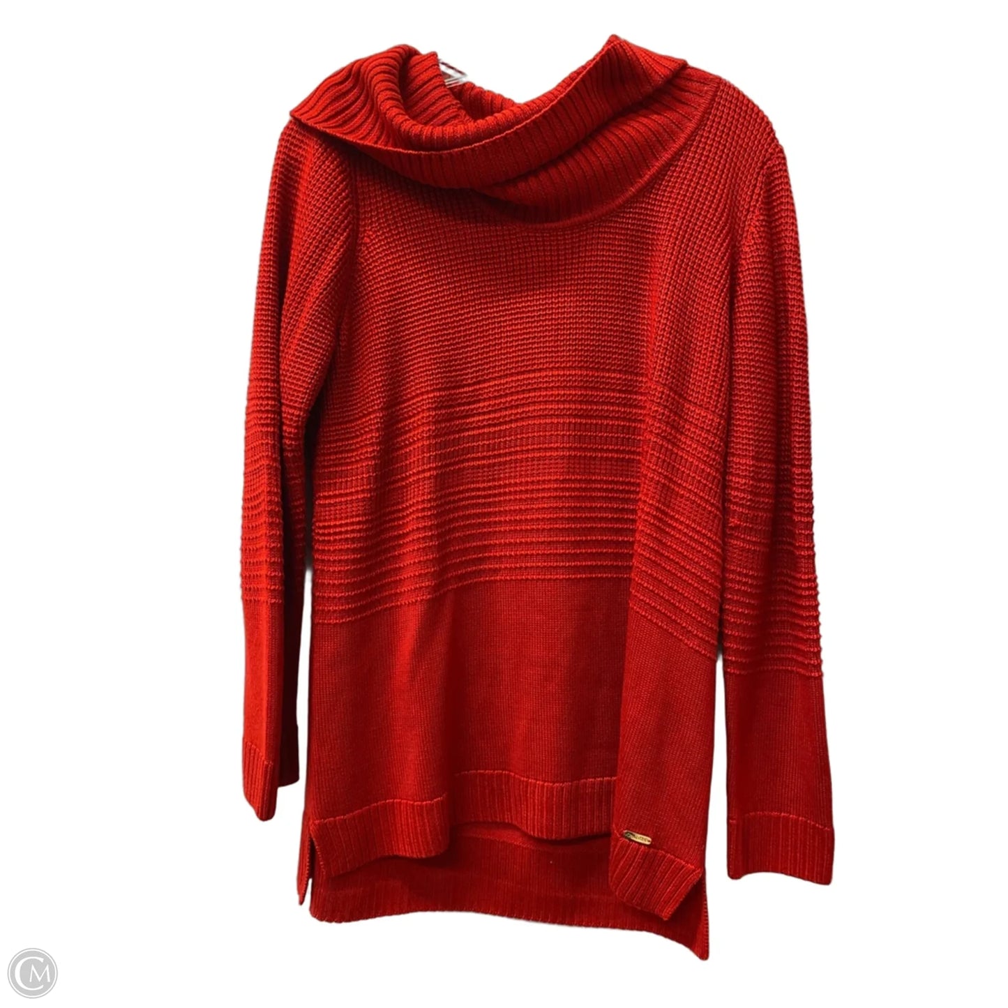 Sweater By Calvin Klein In Red, Size: L