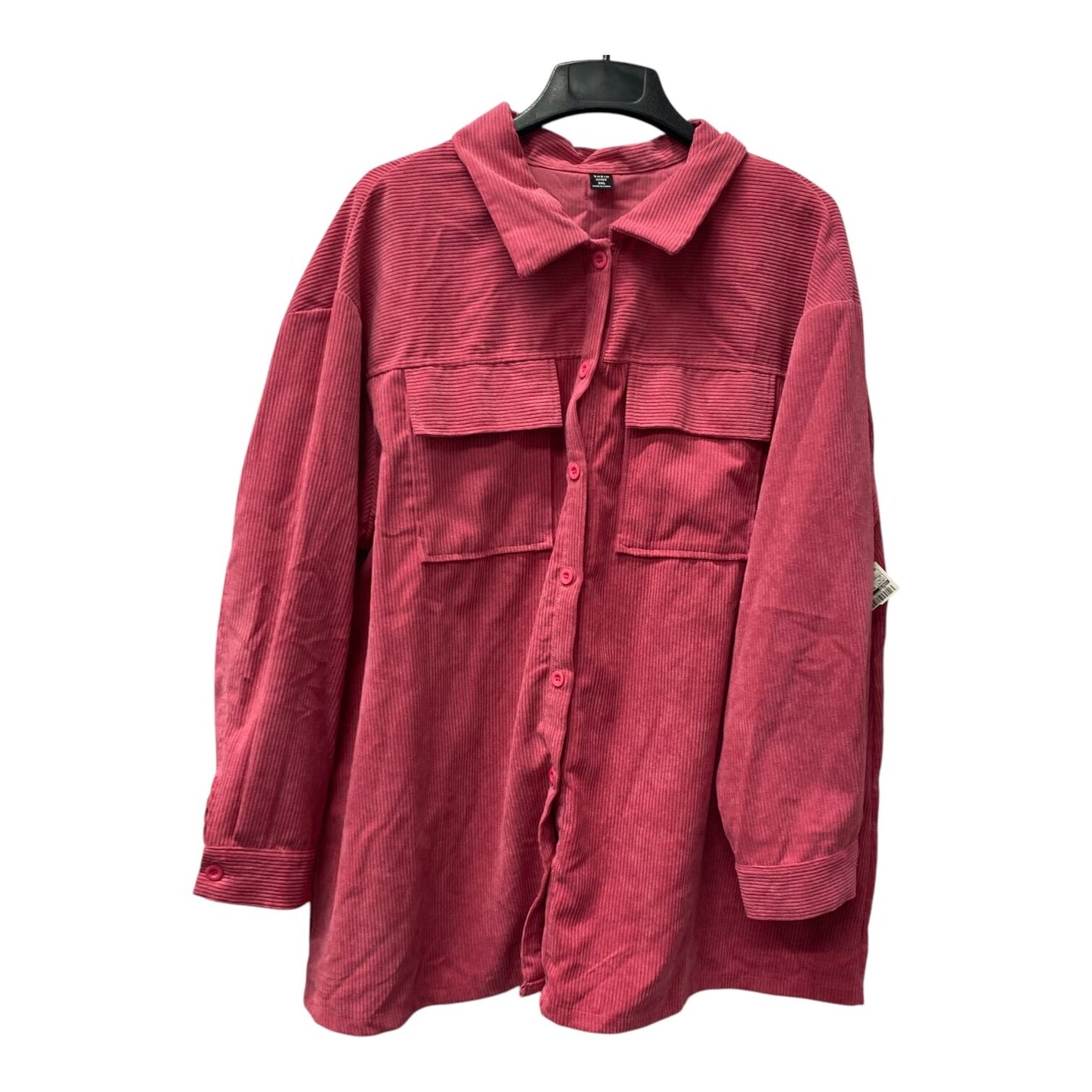 Jacket Shirt By Shein Size: 3x