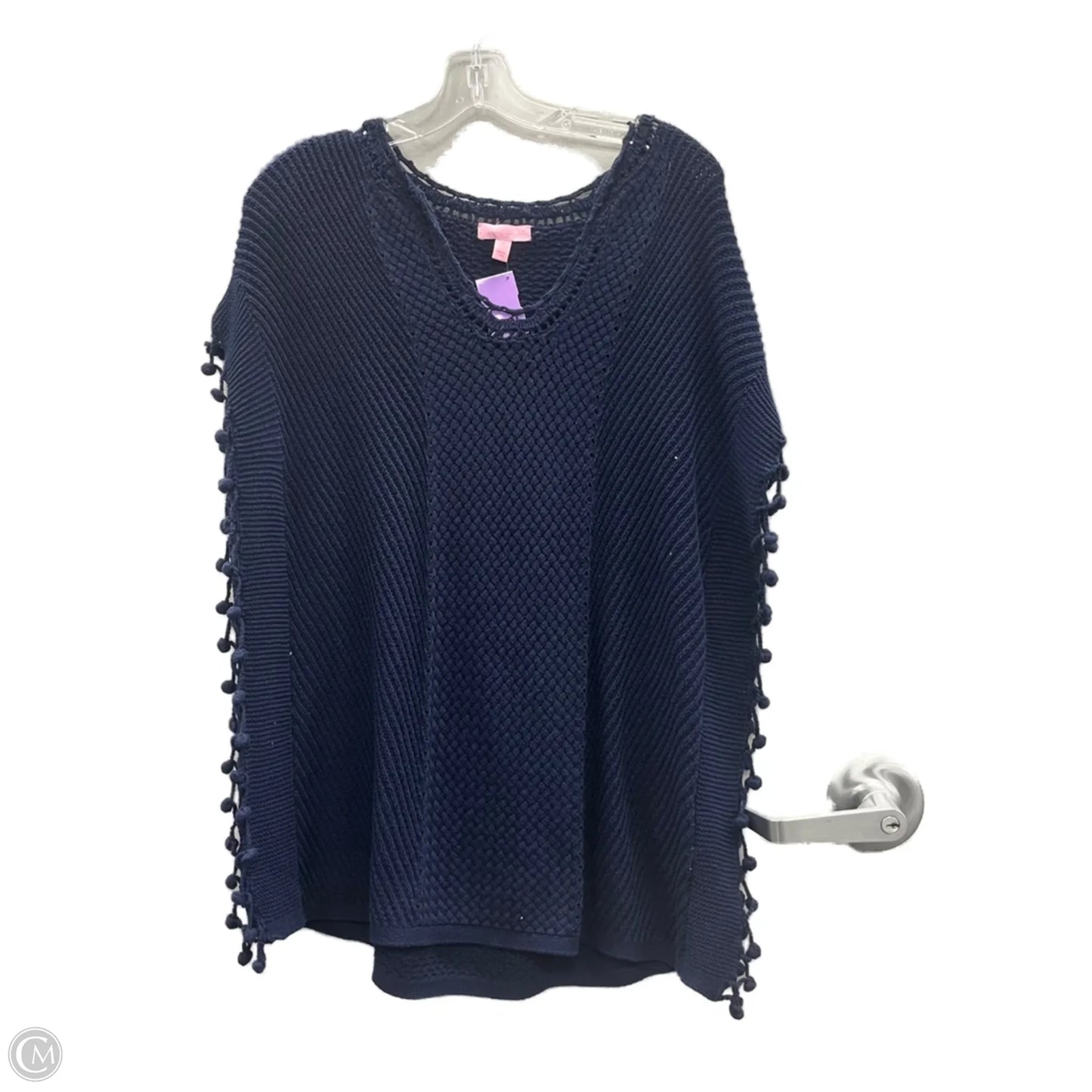 Top Sleeveless Designer By Lilly Pulitzer In Navy, Size: Xs