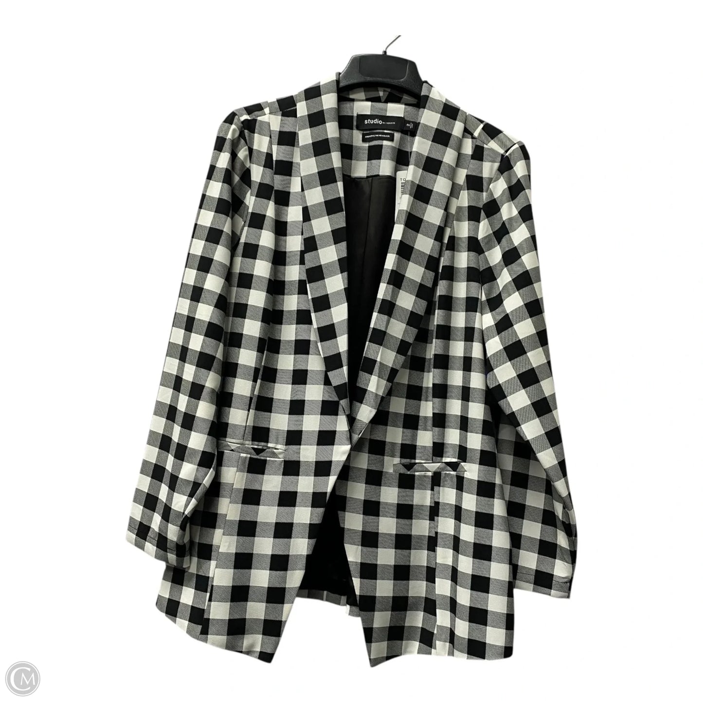 Blazer By Torrid In Black & White, Size: 2x