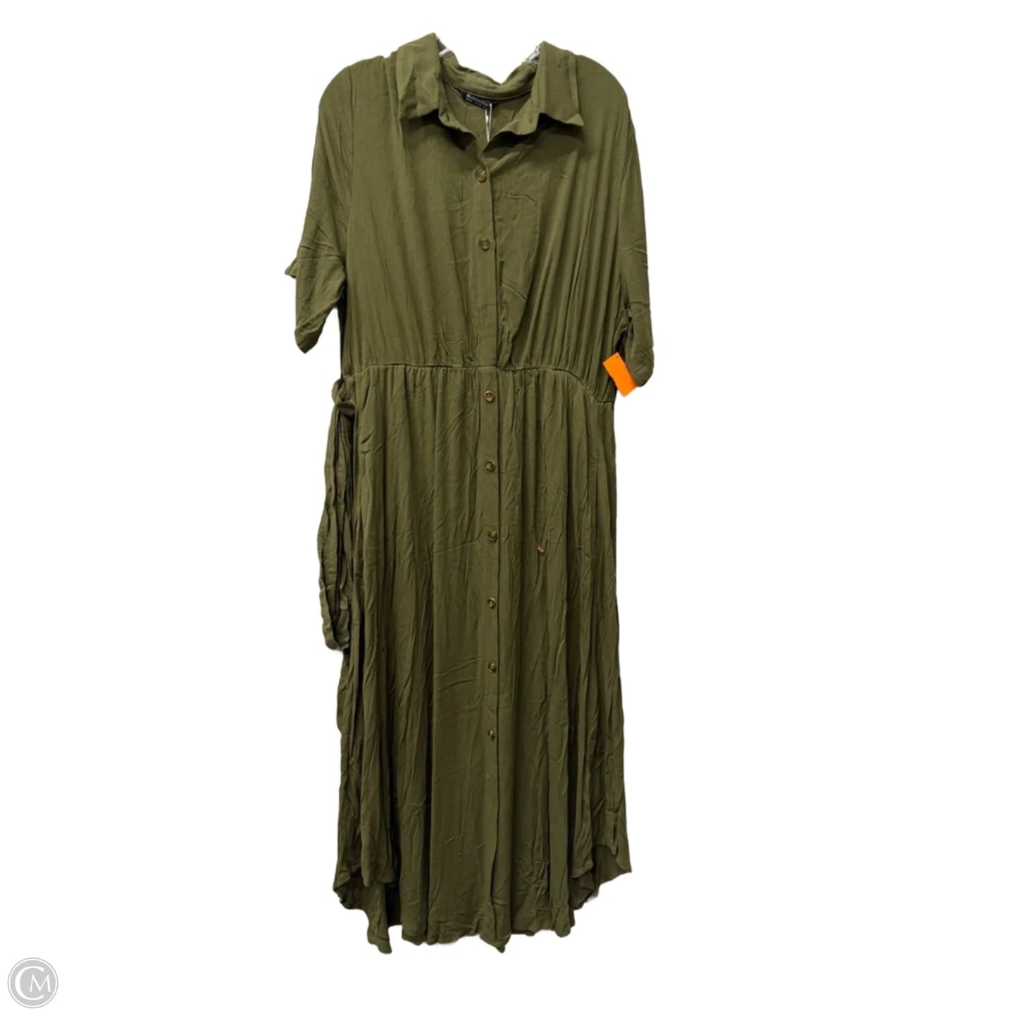 Dress Casual Midi By Bloomchic In Green, Size: 1x