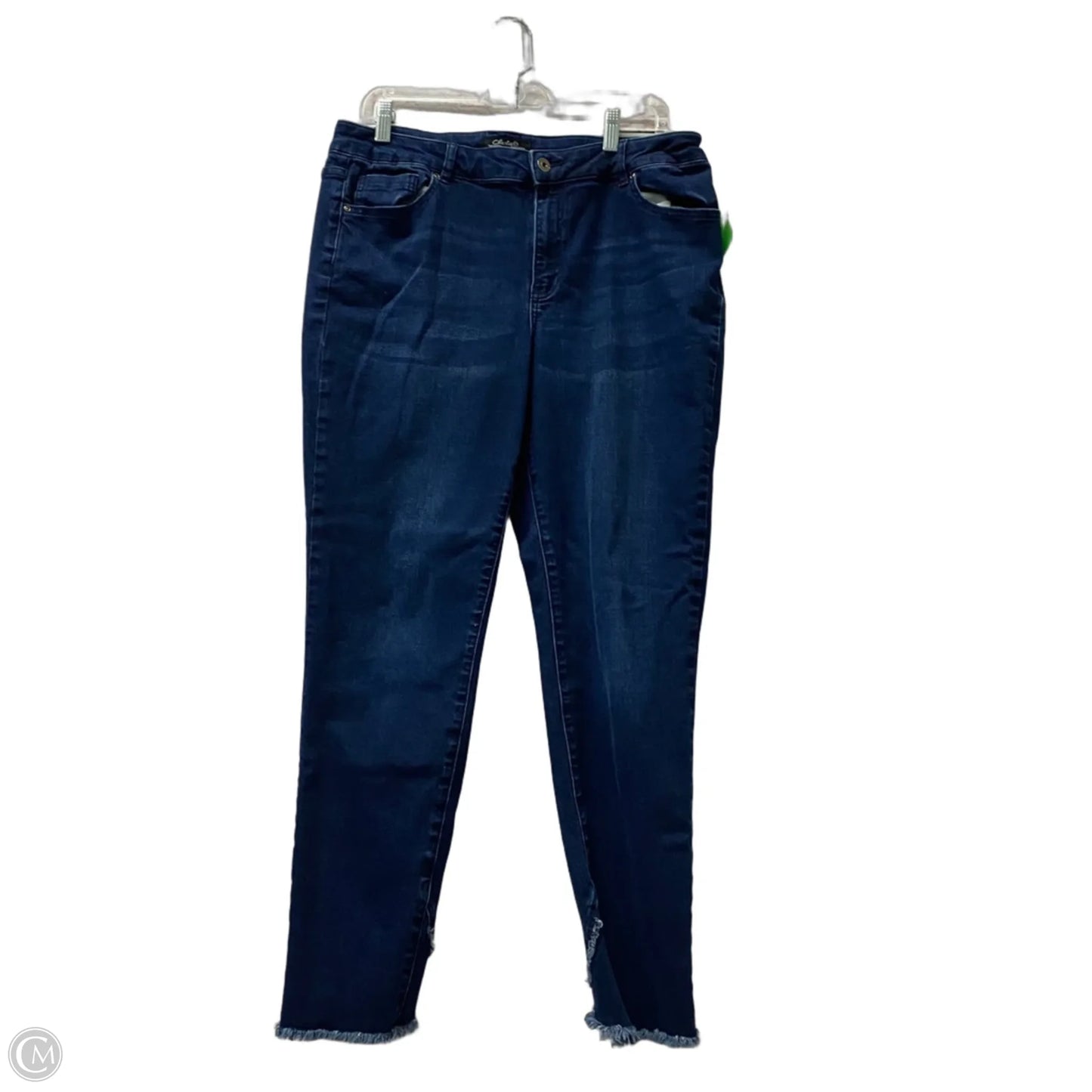 Jeans Skinny By Charlie B In Blue, Size: 12