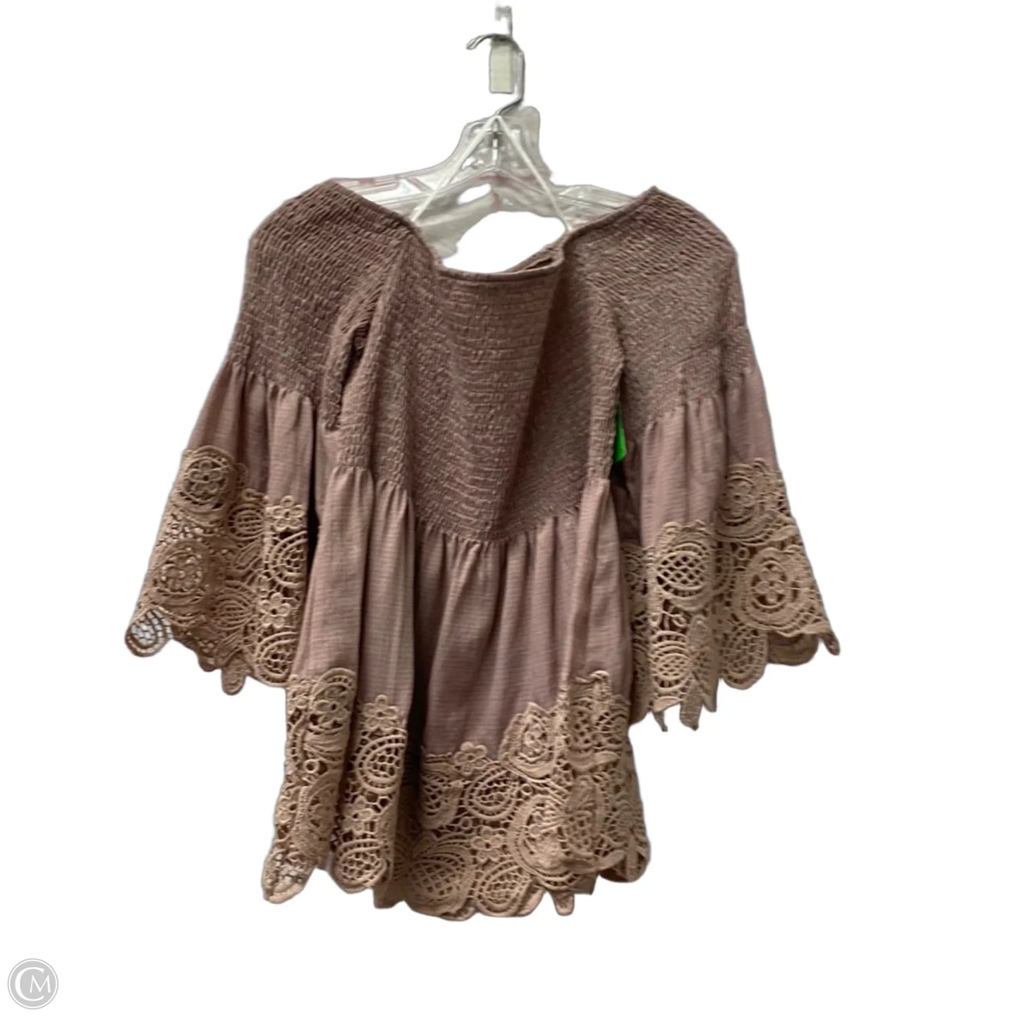 Top 3/4 Sleeve By Allie Rose In Purple, Size: M