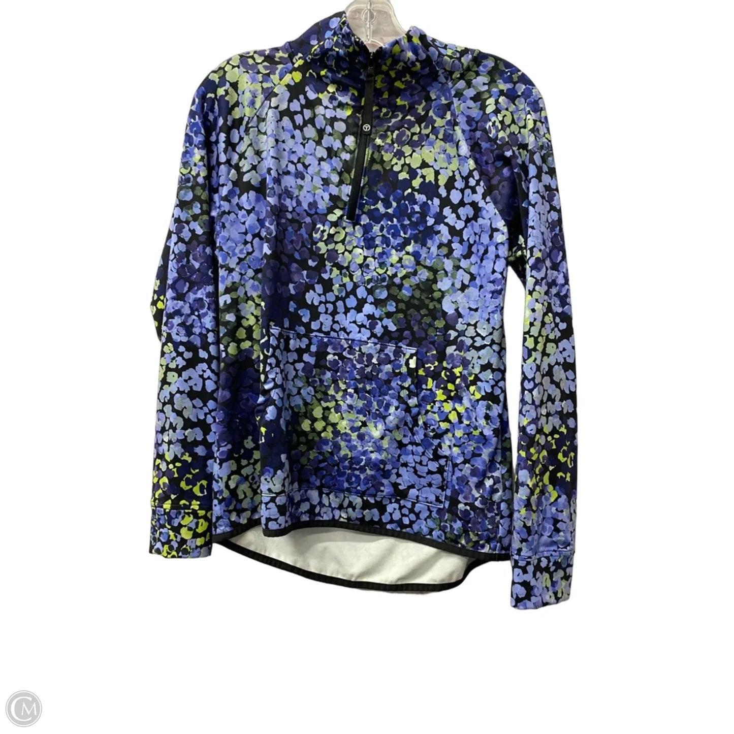 Athletic Top Long Sleeve Collar By Talbots In Blue, Size: S