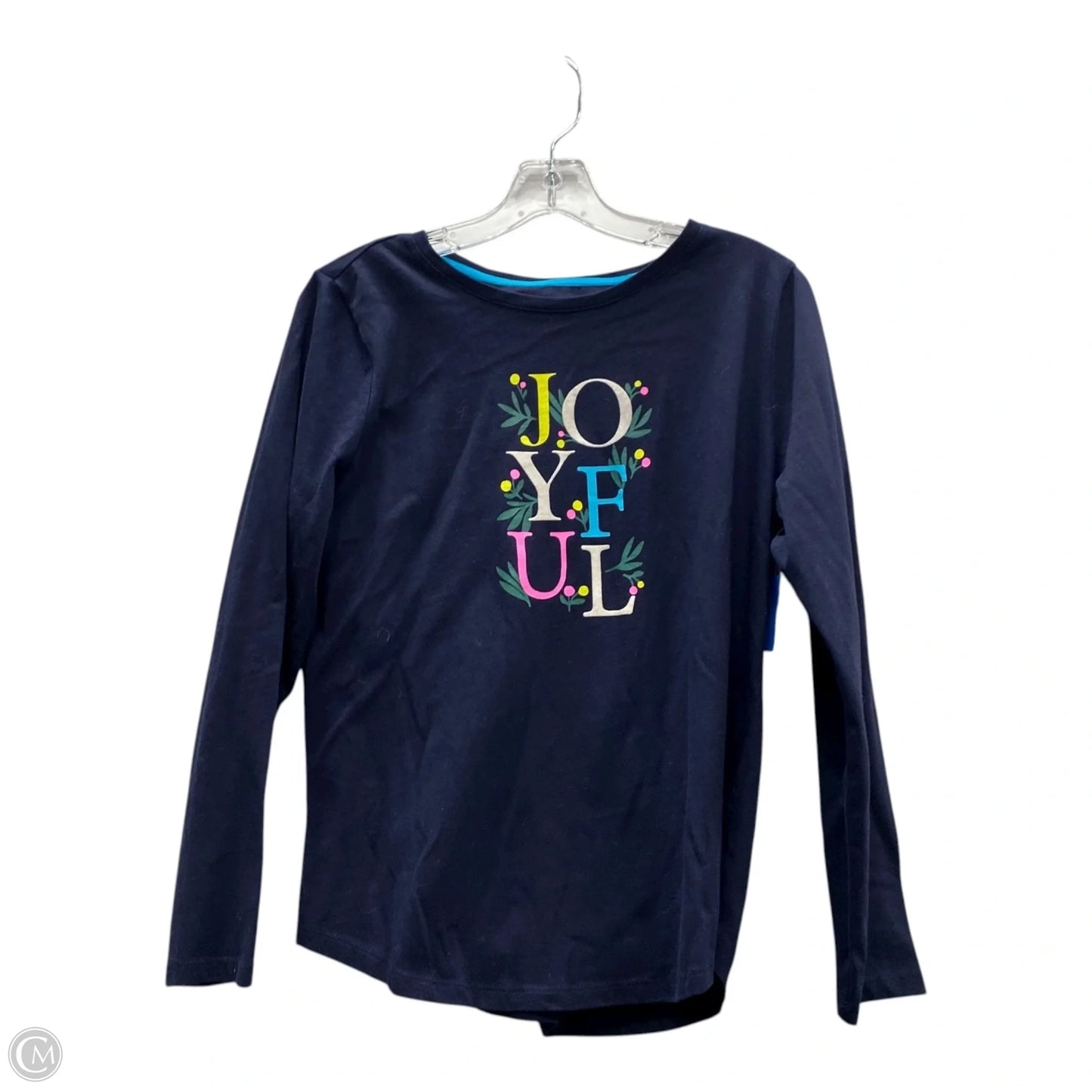 Top Long Sleeve By Talbots In Blue, Size: Mp